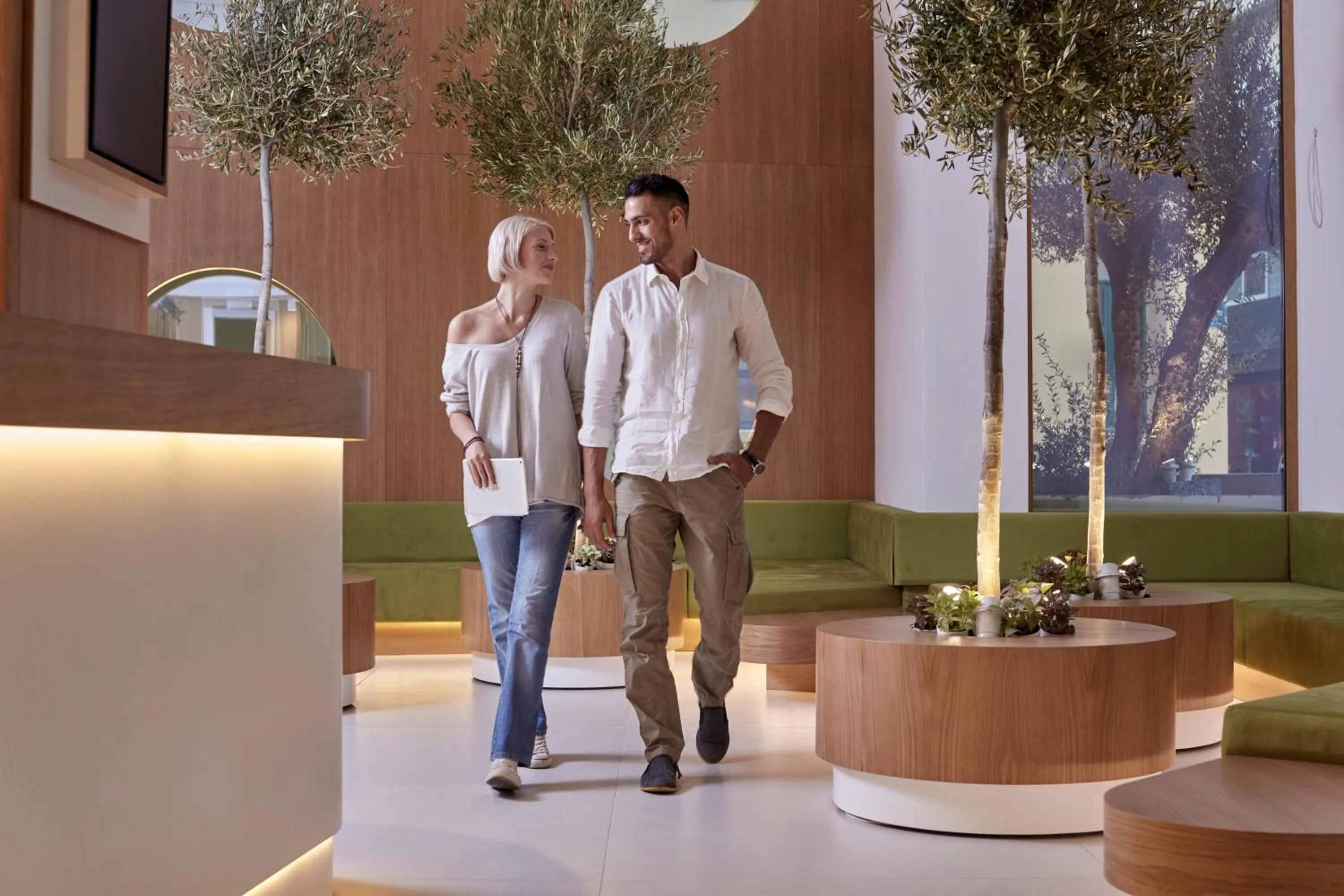 Lobby or reception in Olive Green Hotel