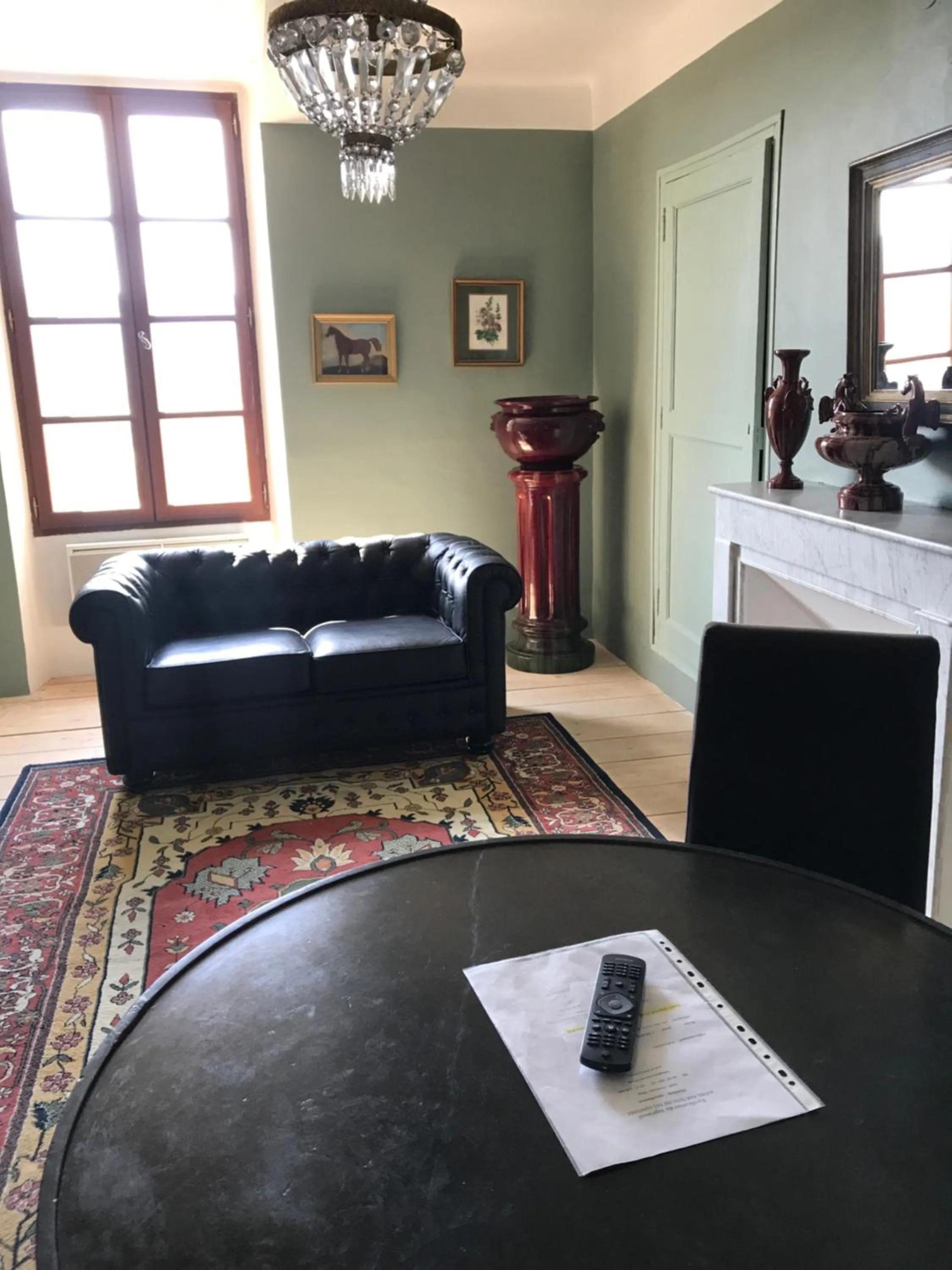 Decorative detail in Hôtel Particulier des Lumières