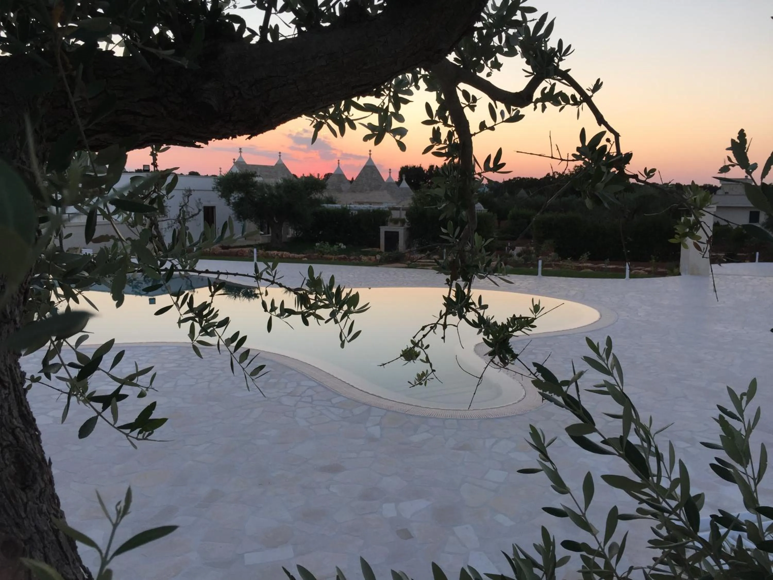 Swimming pool in Trulli IsAgo