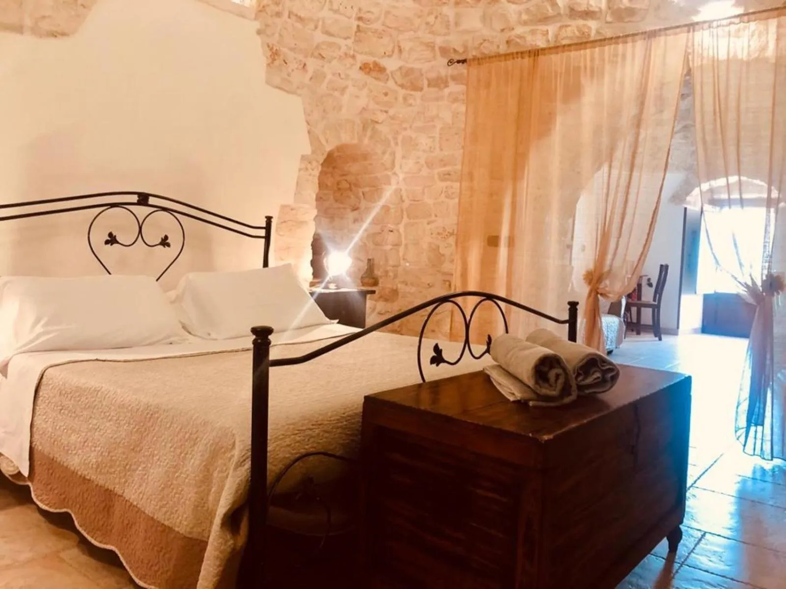 Bedroom, Bed in Trulli IsAgo