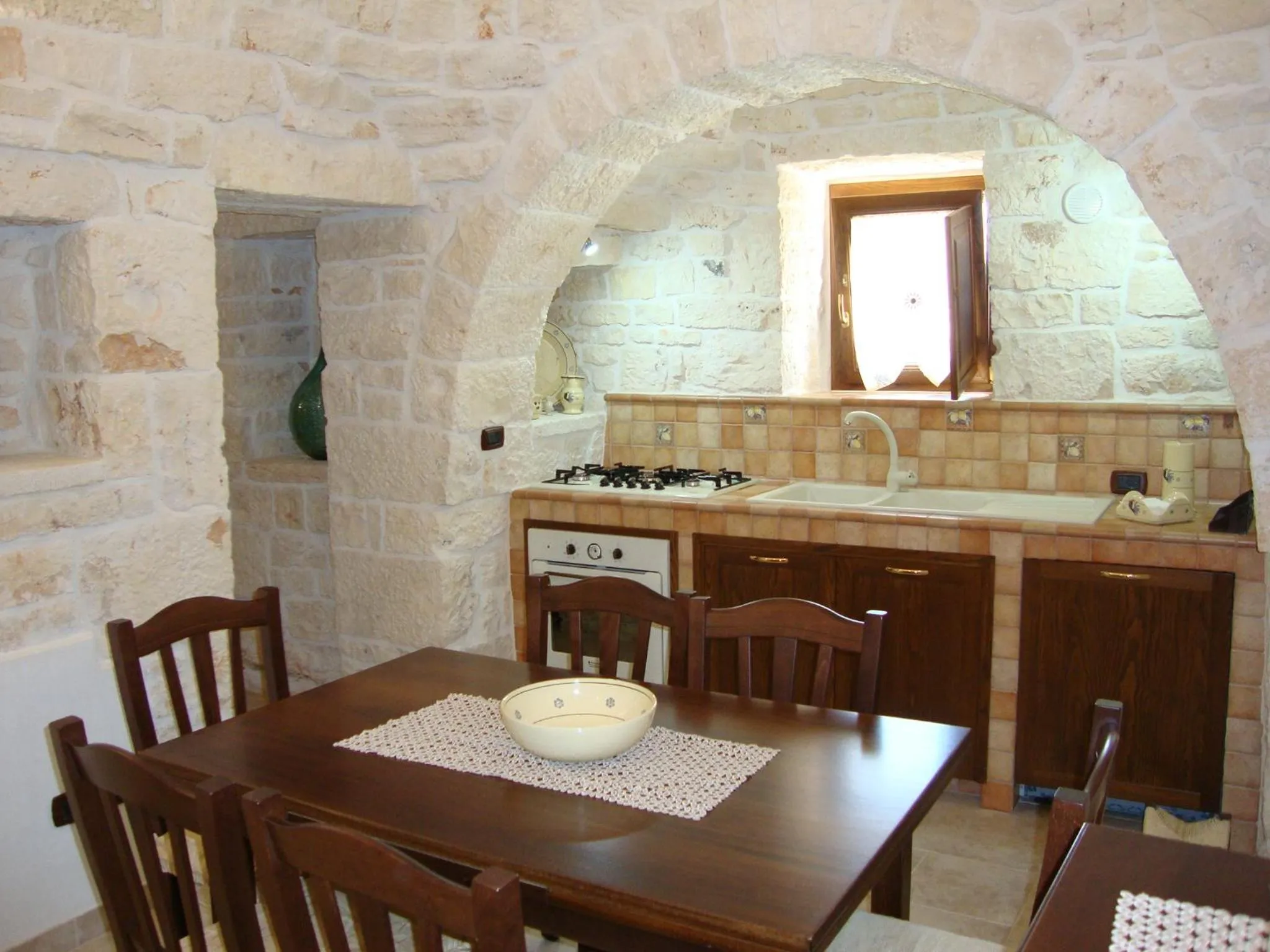 Dining area in Trulli IsAgo