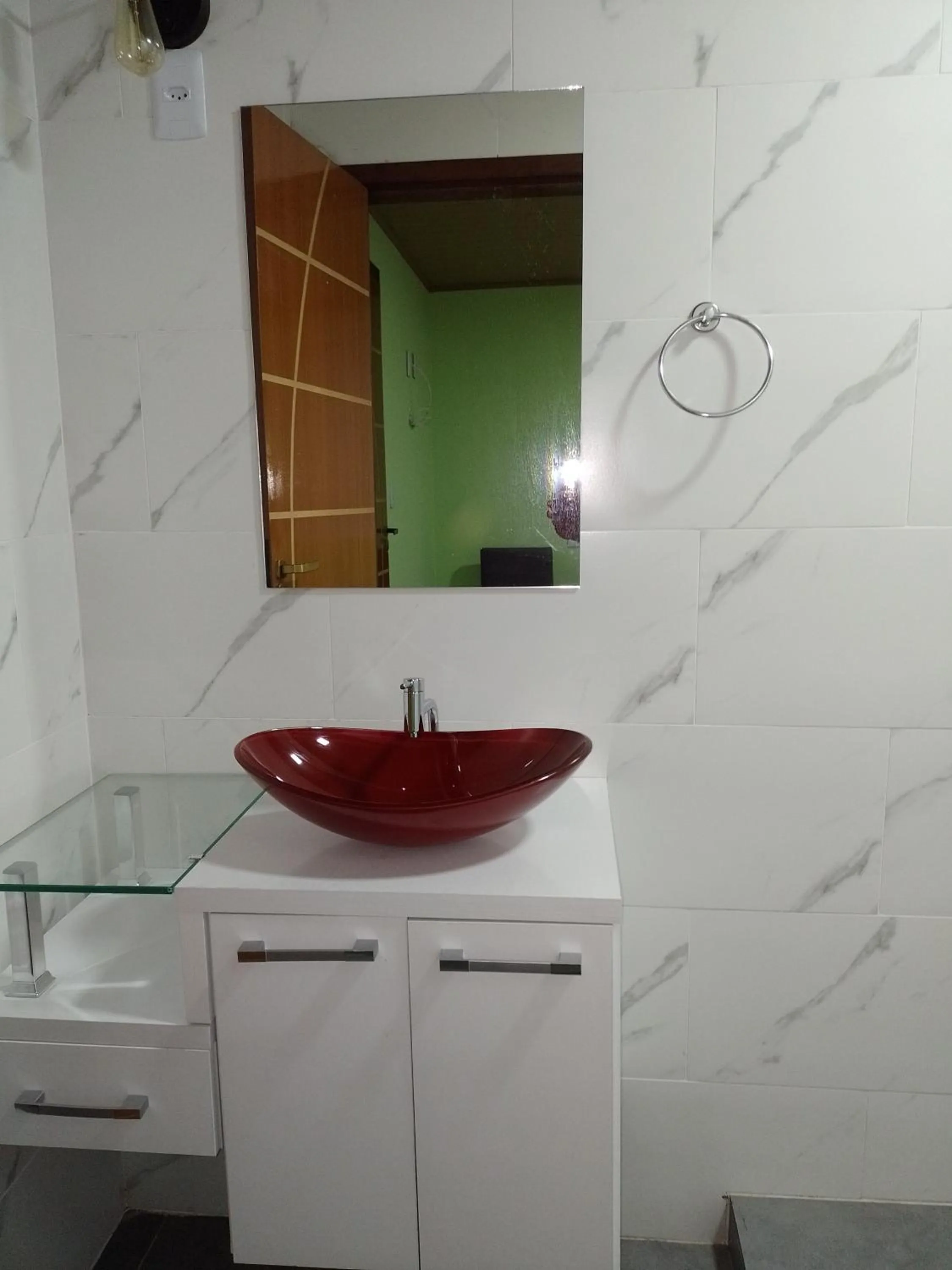 Bathroom in Pousada Oliveira