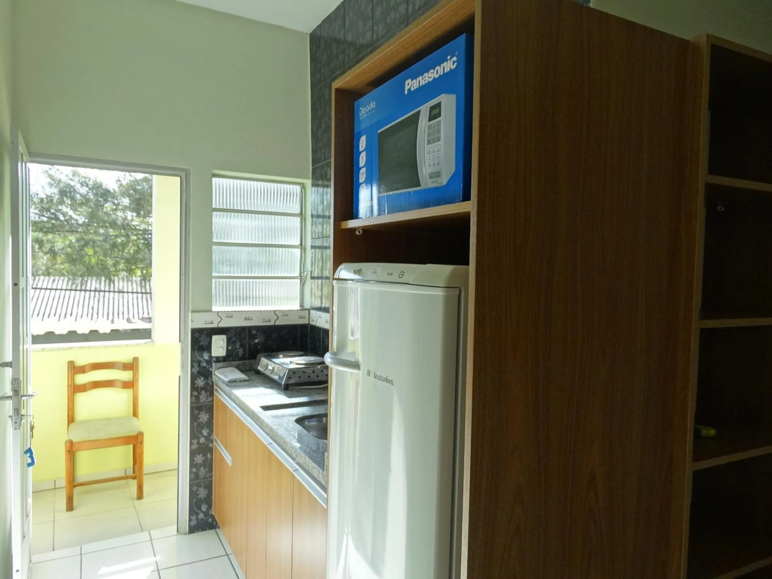 Communal kitchen in Pousada Oliveira
