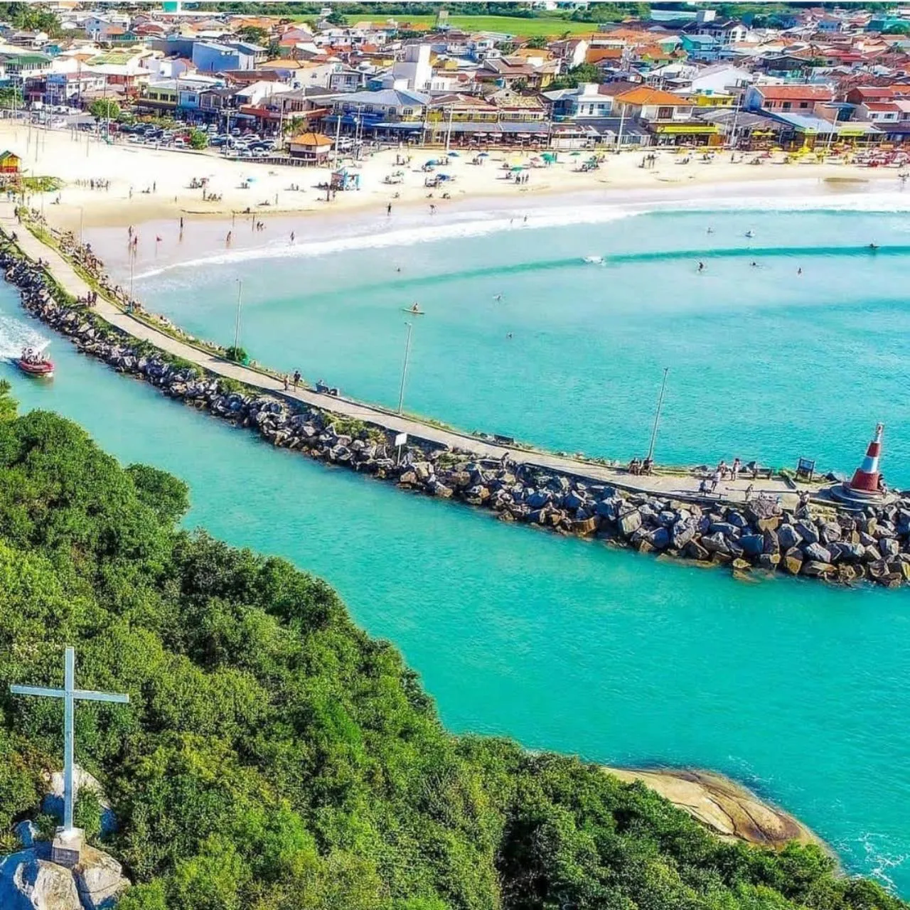 Beach in Pousada Oliveira