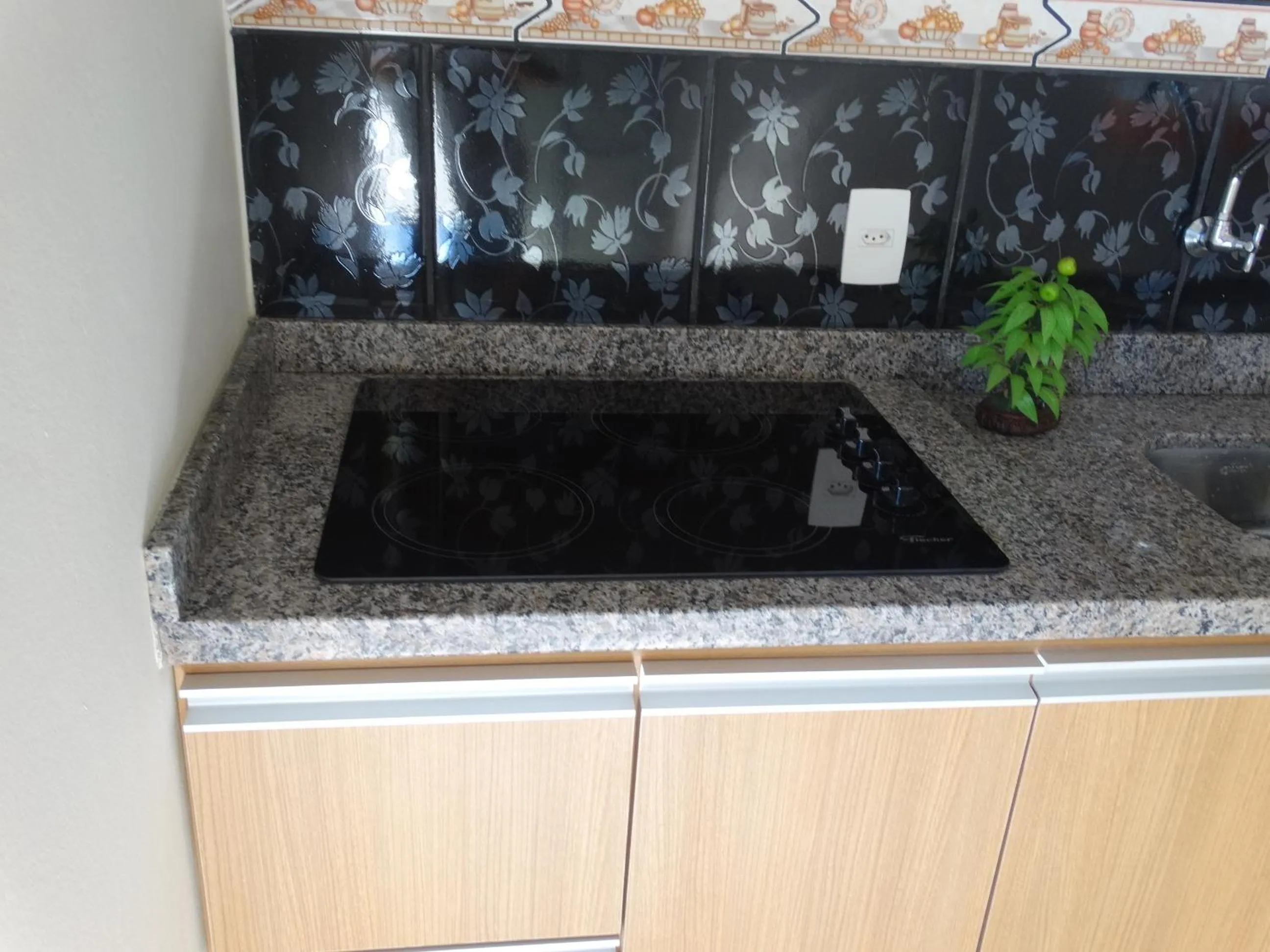 Communal kitchen in Pousada Oliveira