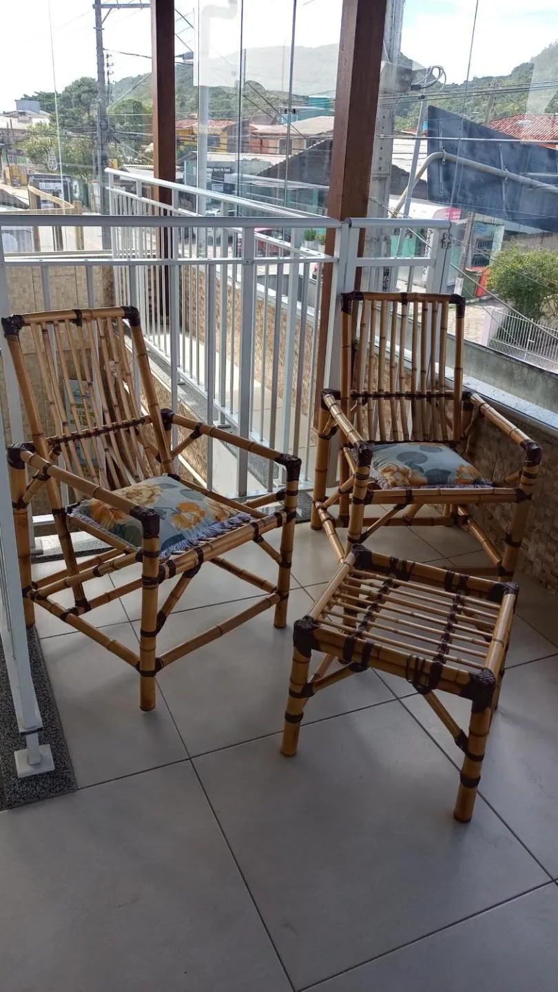 BBQ facilities in Pousada Oliveira