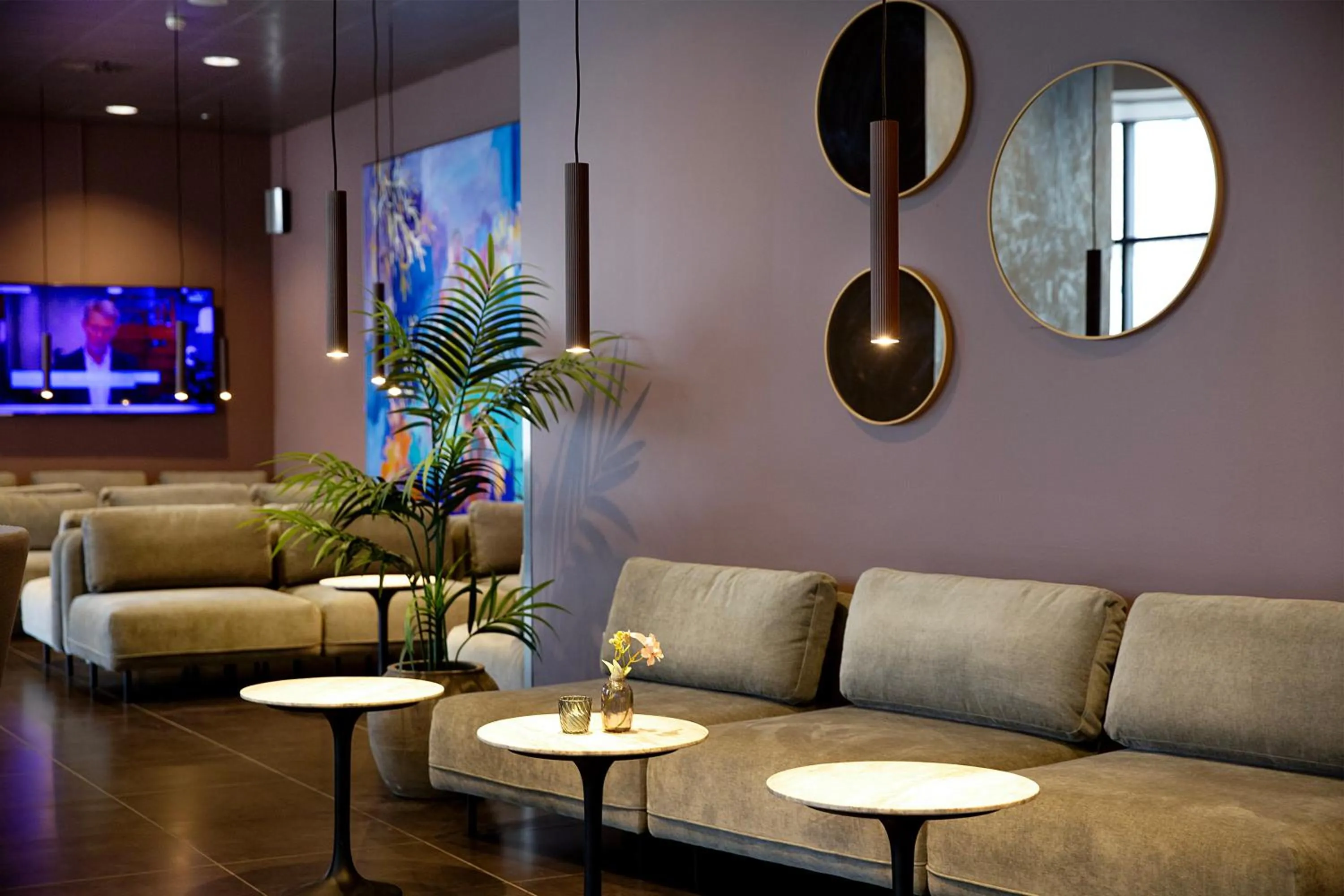 Lobby or reception in Cabinn Aalborg