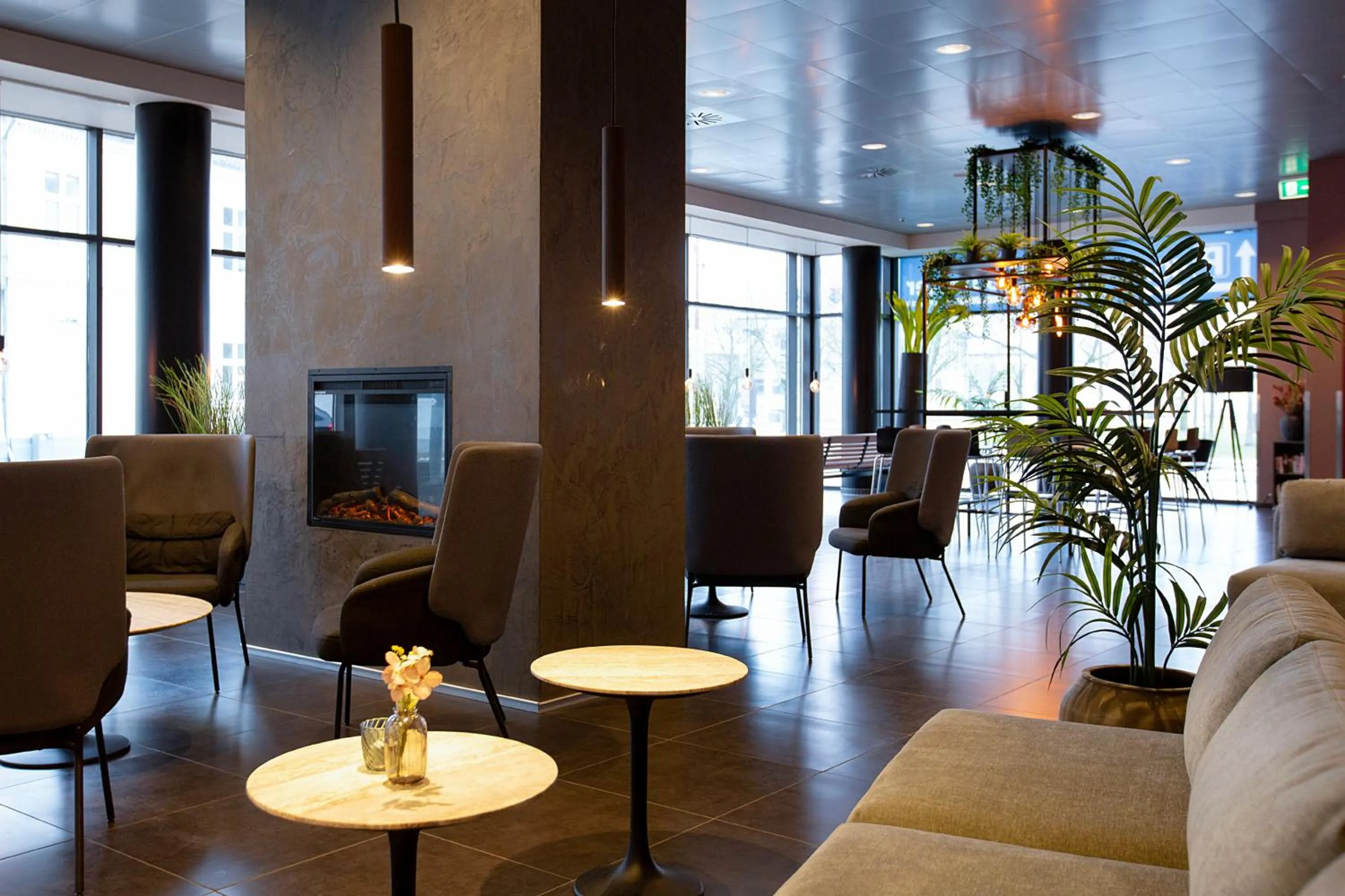 Lobby or reception in Cabinn Aalborg
