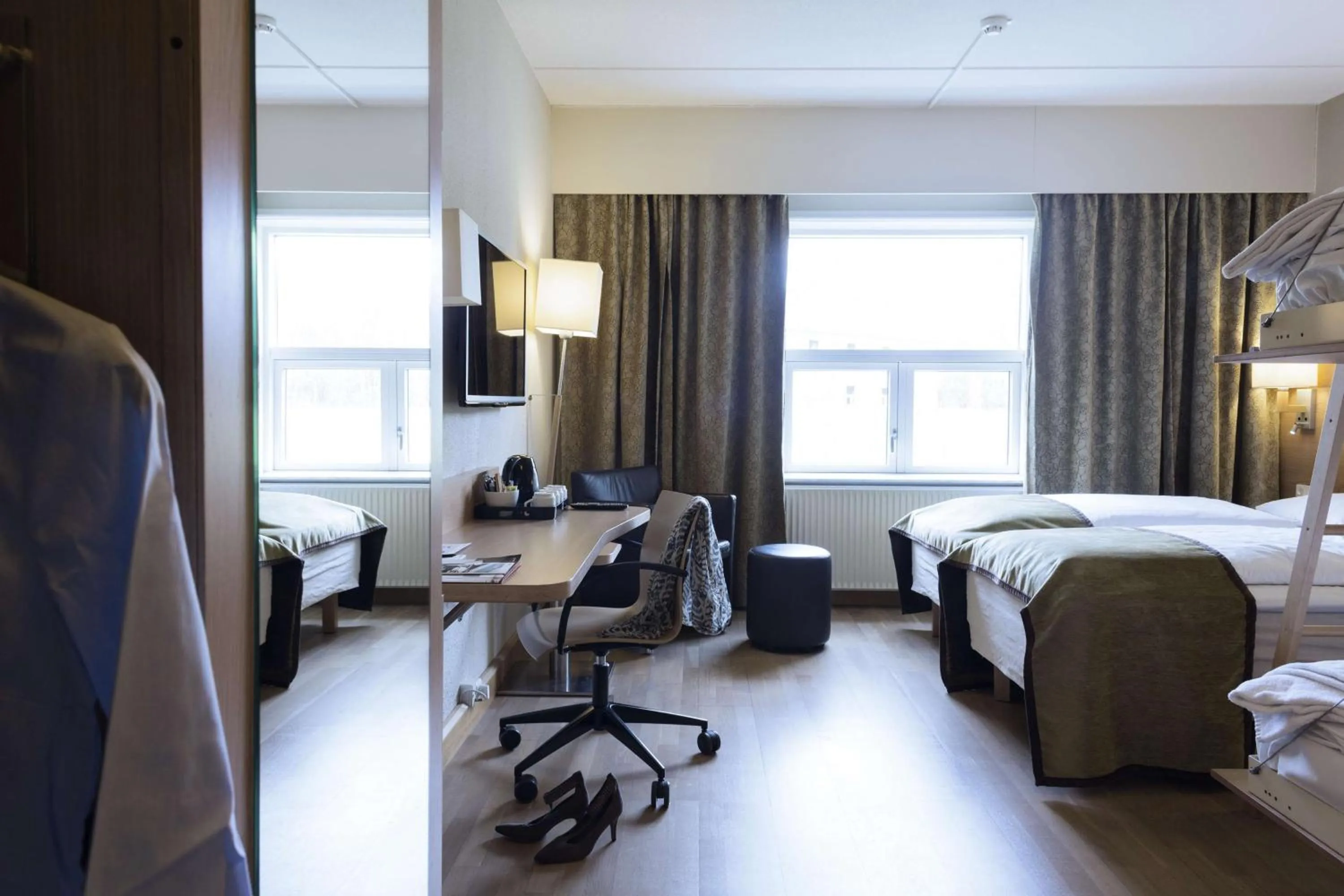 Bedroom, Bed in Scandic Sønderborg