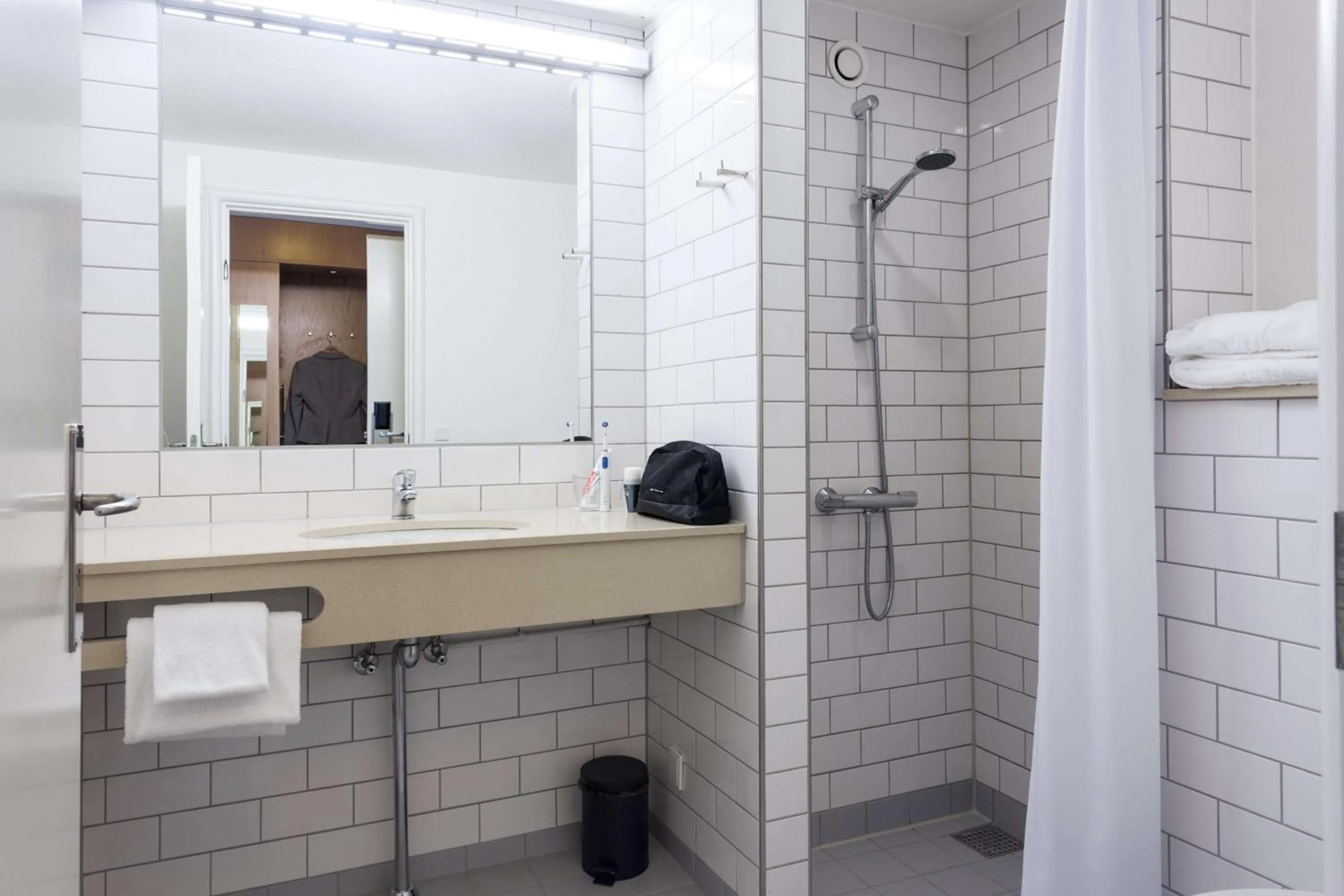 Bathroom in Scandic Sønderborg