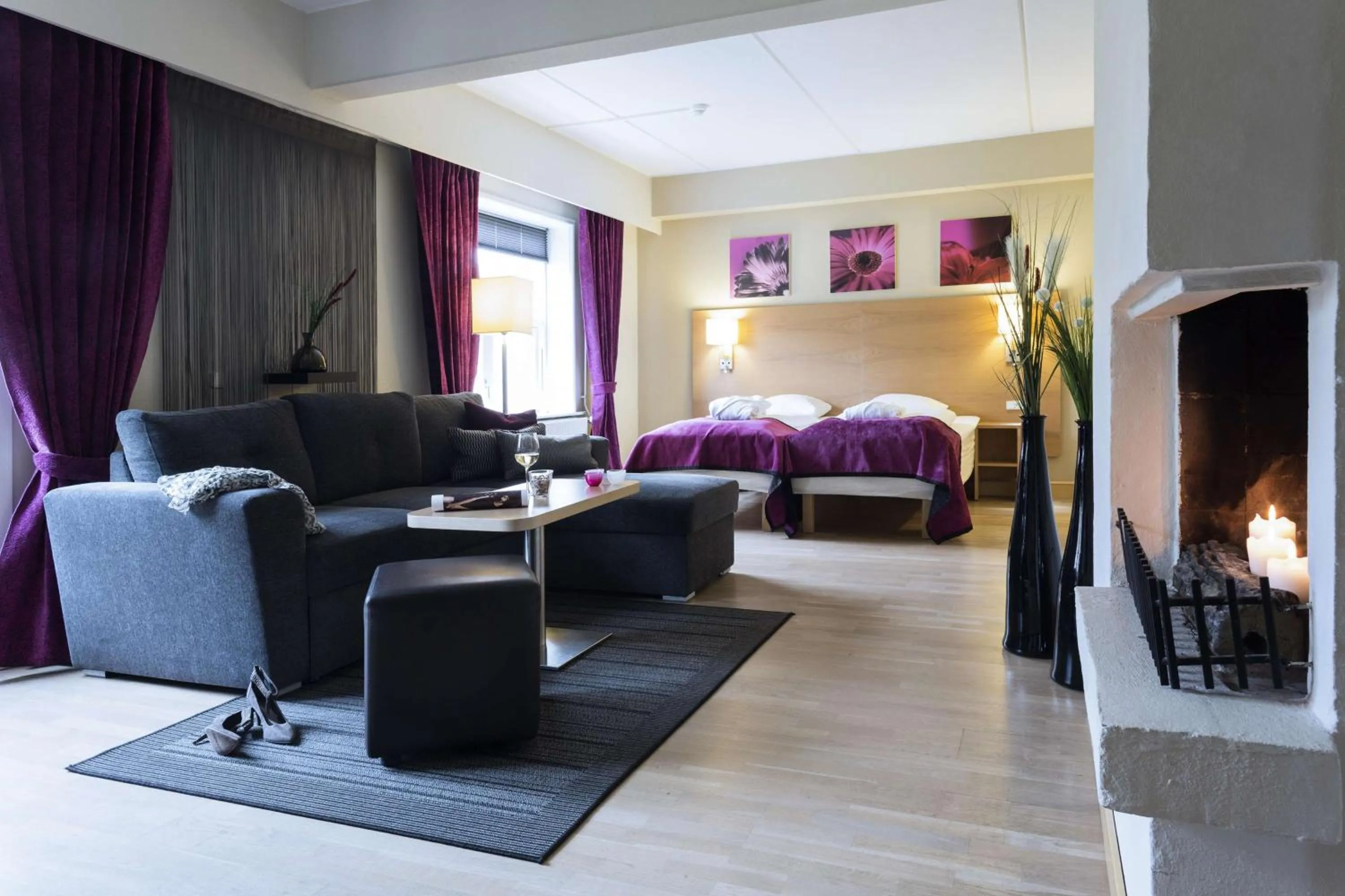 Bedroom, Bed in Scandic Sønderborg