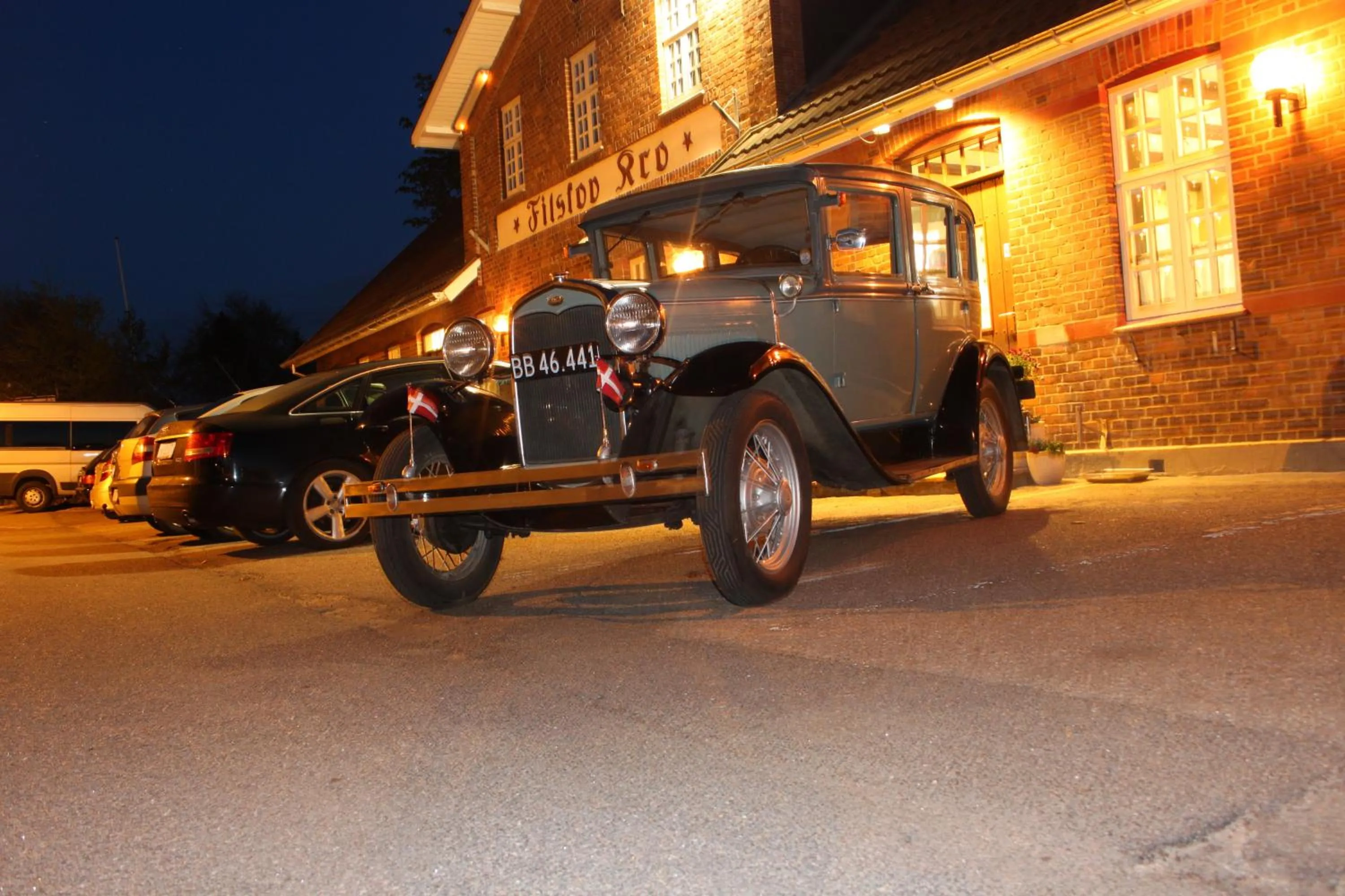 Facade/entrance in Filskov Kro