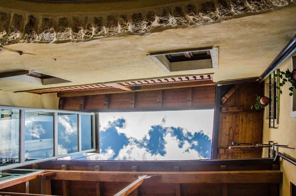 Inner courtyard view in Hotel Chez Toi