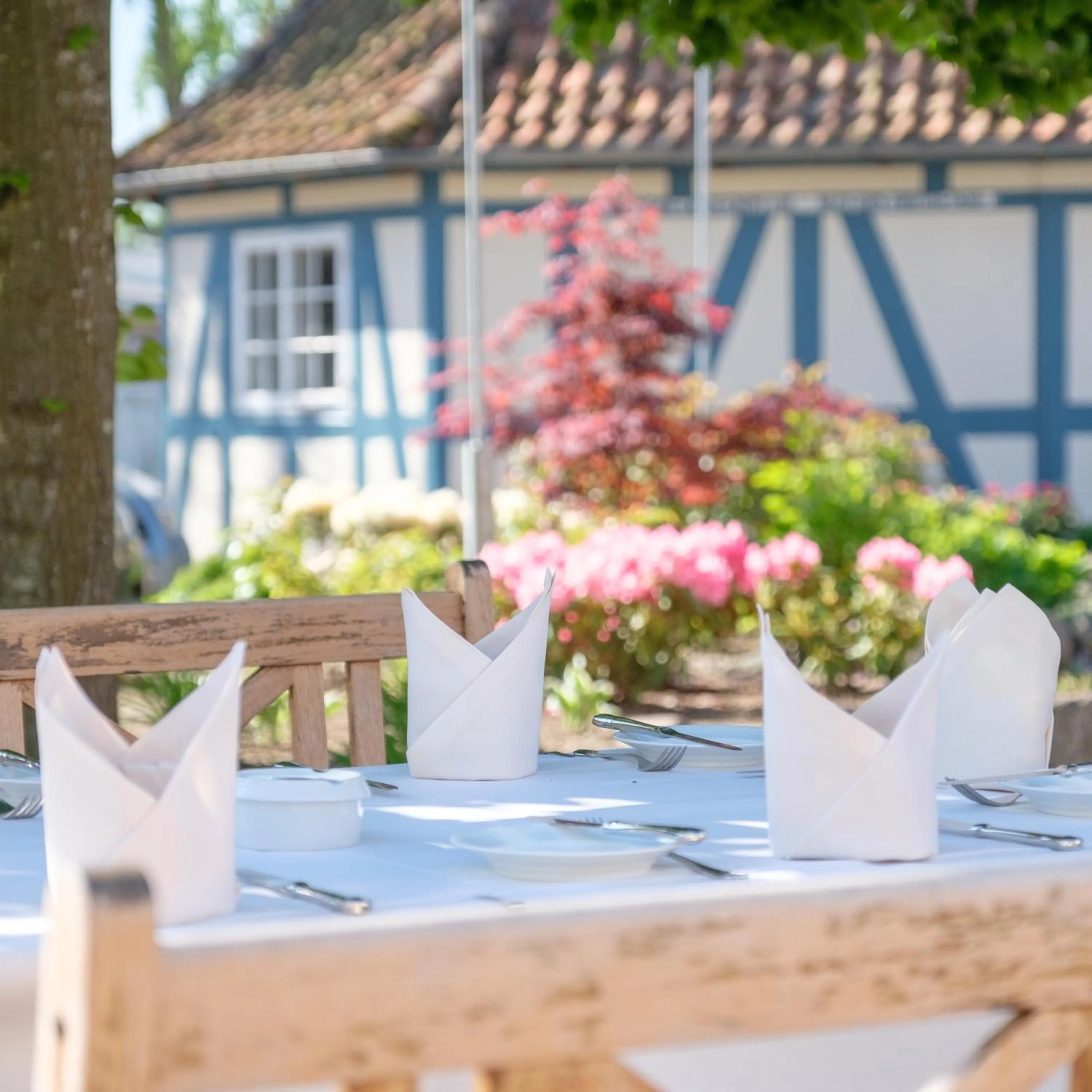 Balcony/Terrace in Hotel Knudsens Gaard