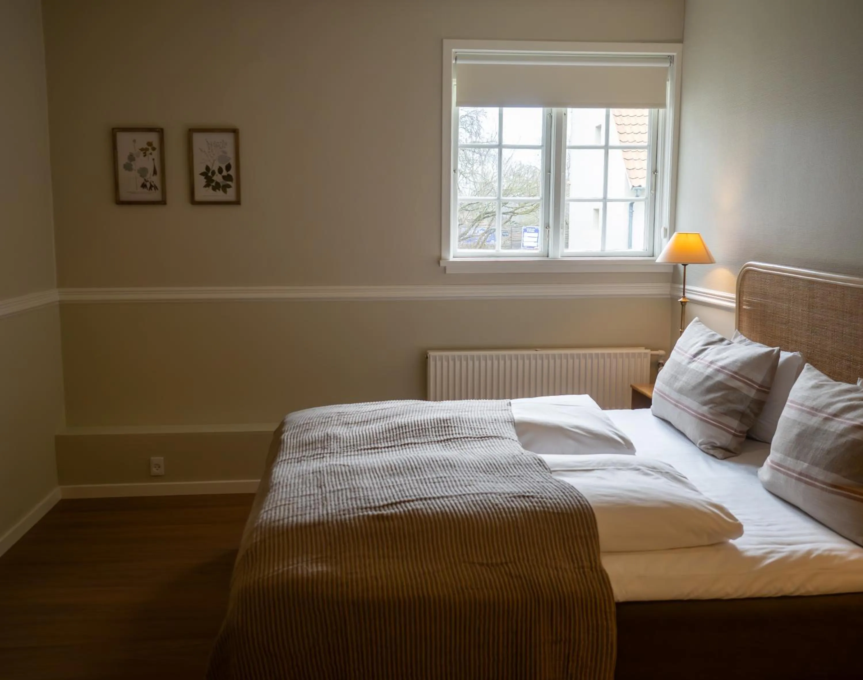 Bed in Hotel Knudsens Gaard