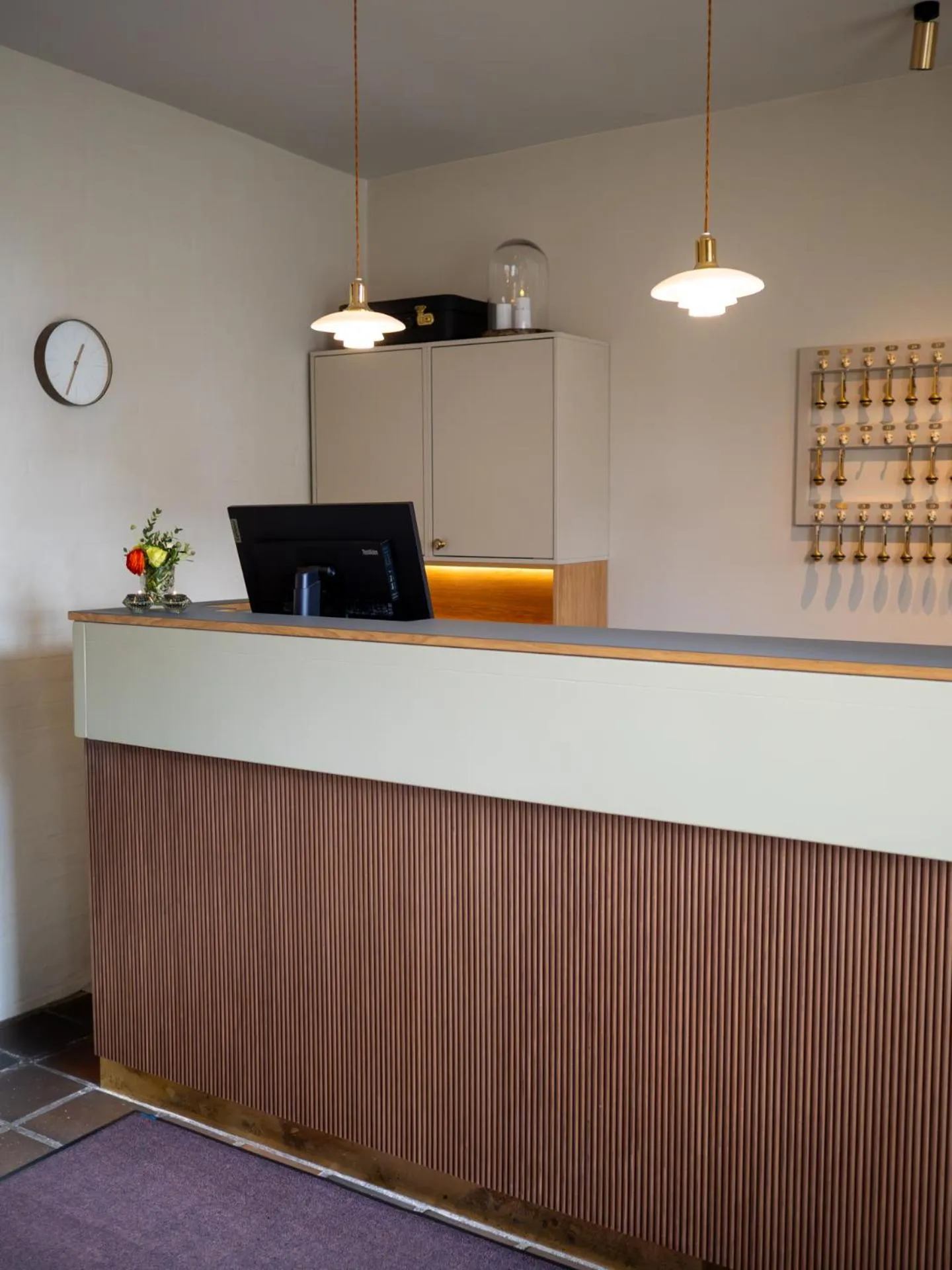 Lobby or reception in Hotel Knudsens Gaard