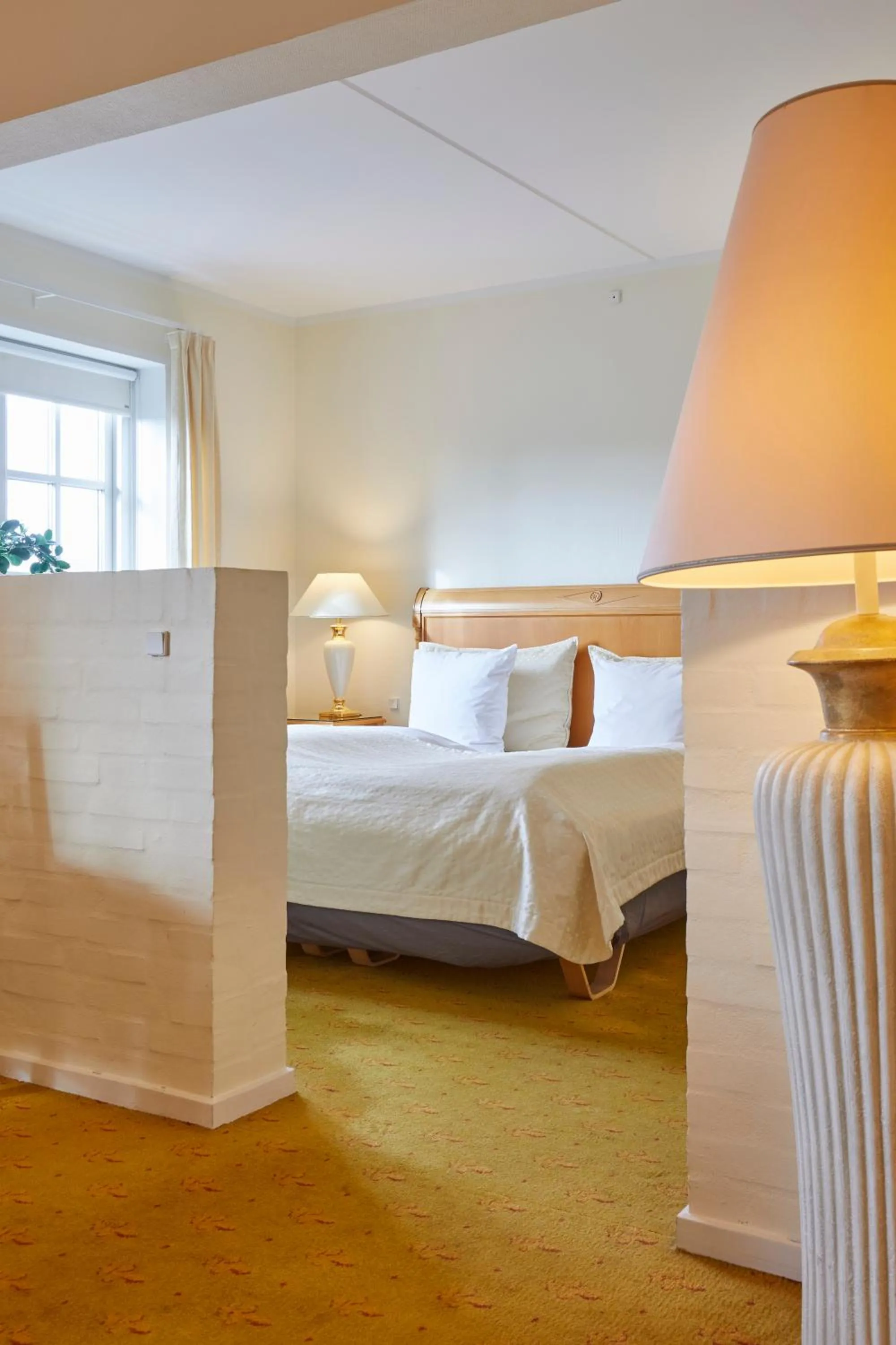 Bedroom, Bed in Hotel Knudsens Gaard