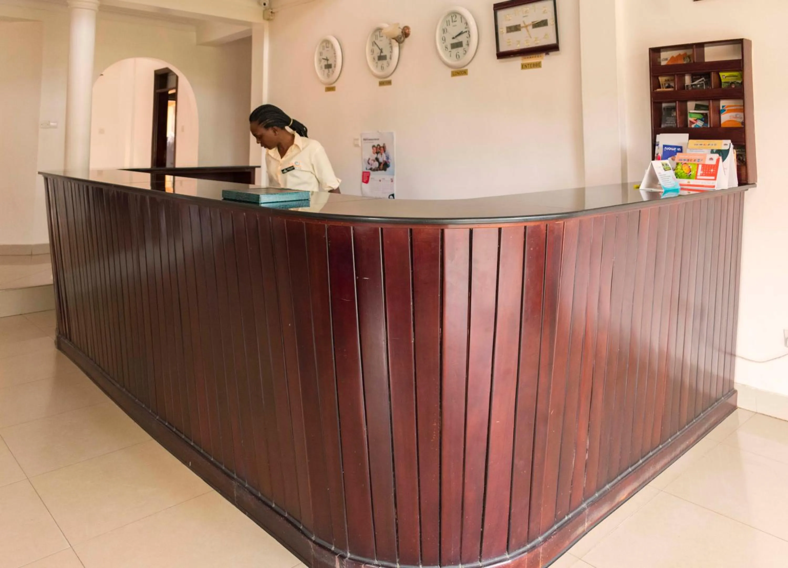 Staff in Sienna Beach Hotel Entebbe