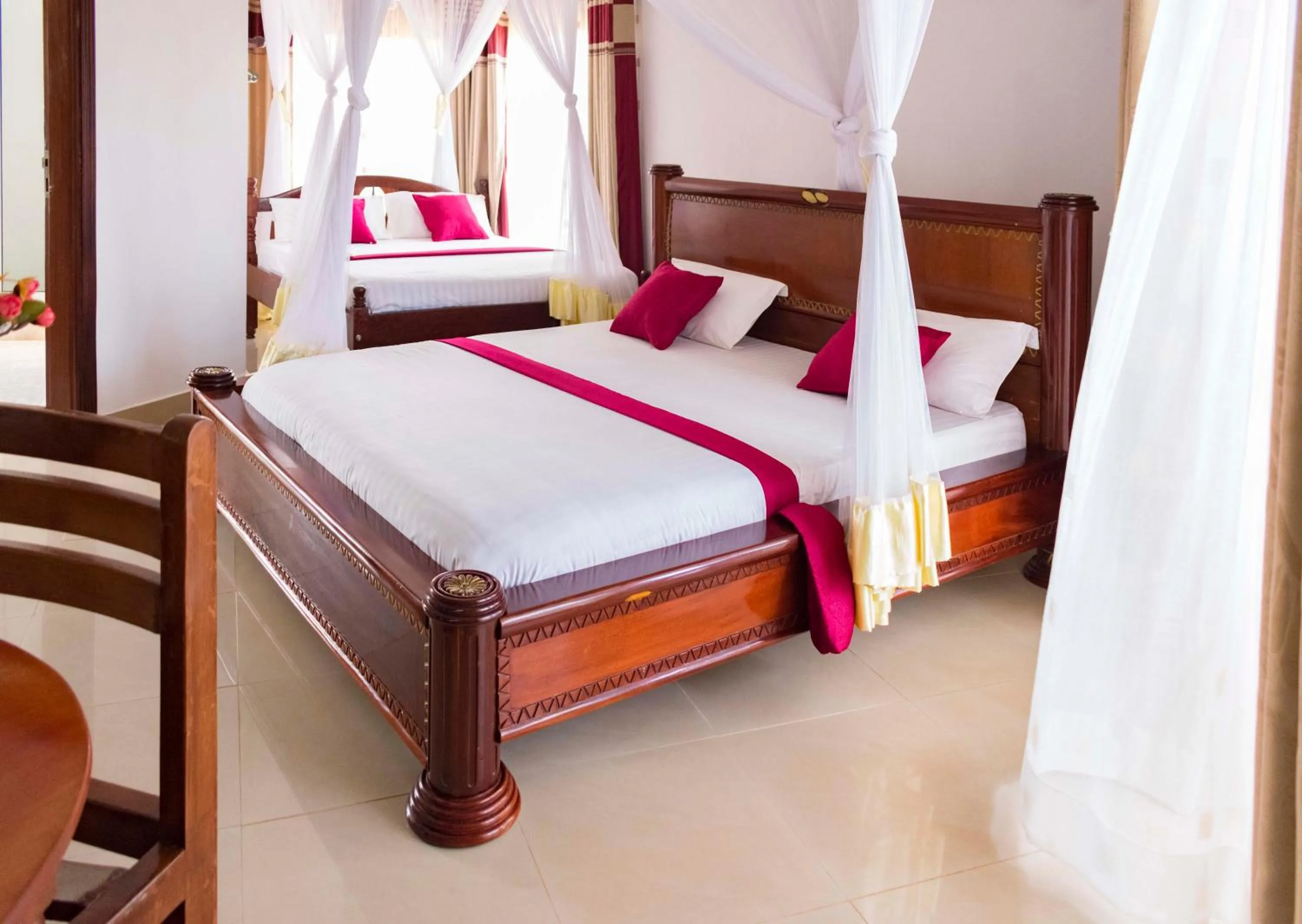 Bed in Sienna Beach Hotel Entebbe