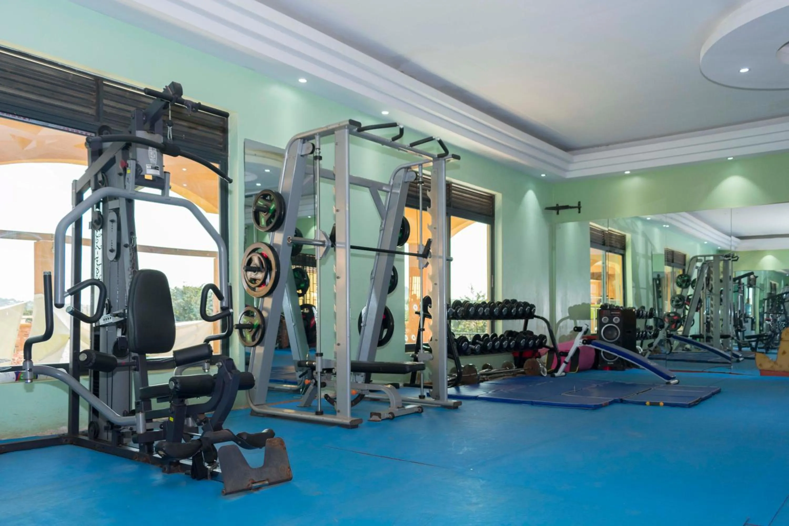 Fitness centre/facilities in Nican Resort Hotel Seguku Entebbe