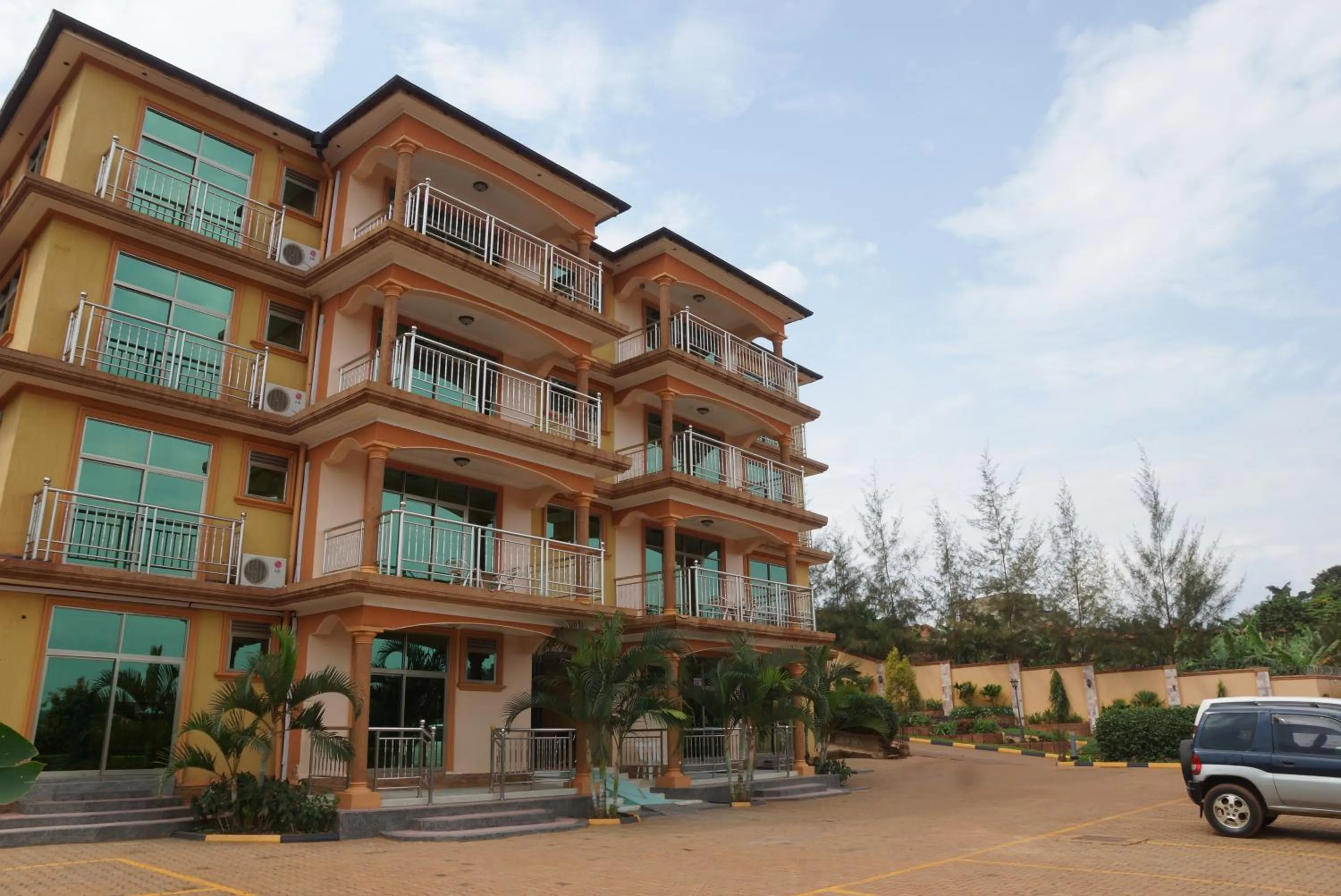 Property building in Nican Resort Hotel Seguku Entebbe