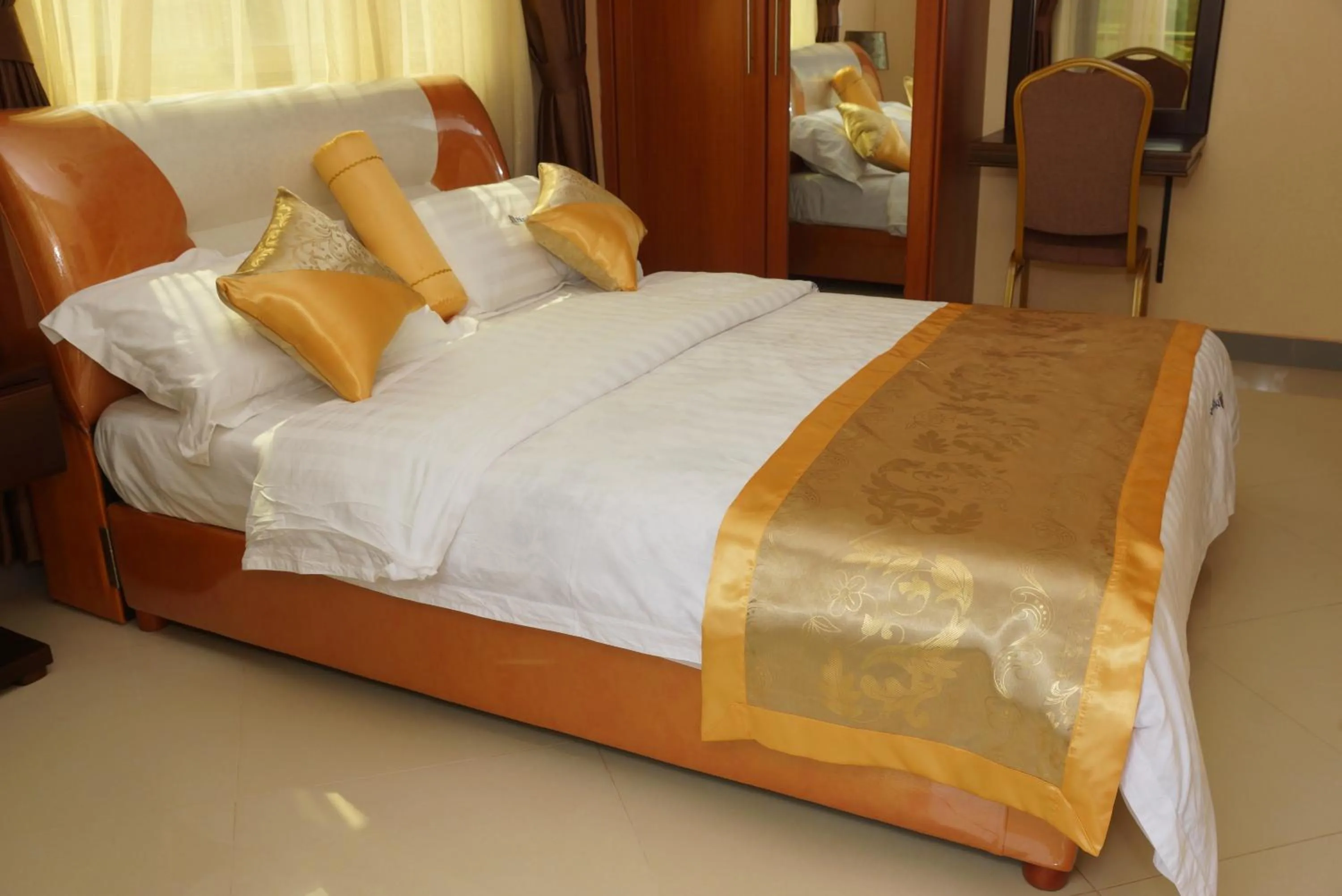 Bed in Nican Resort Hotel Seguku Entebbe