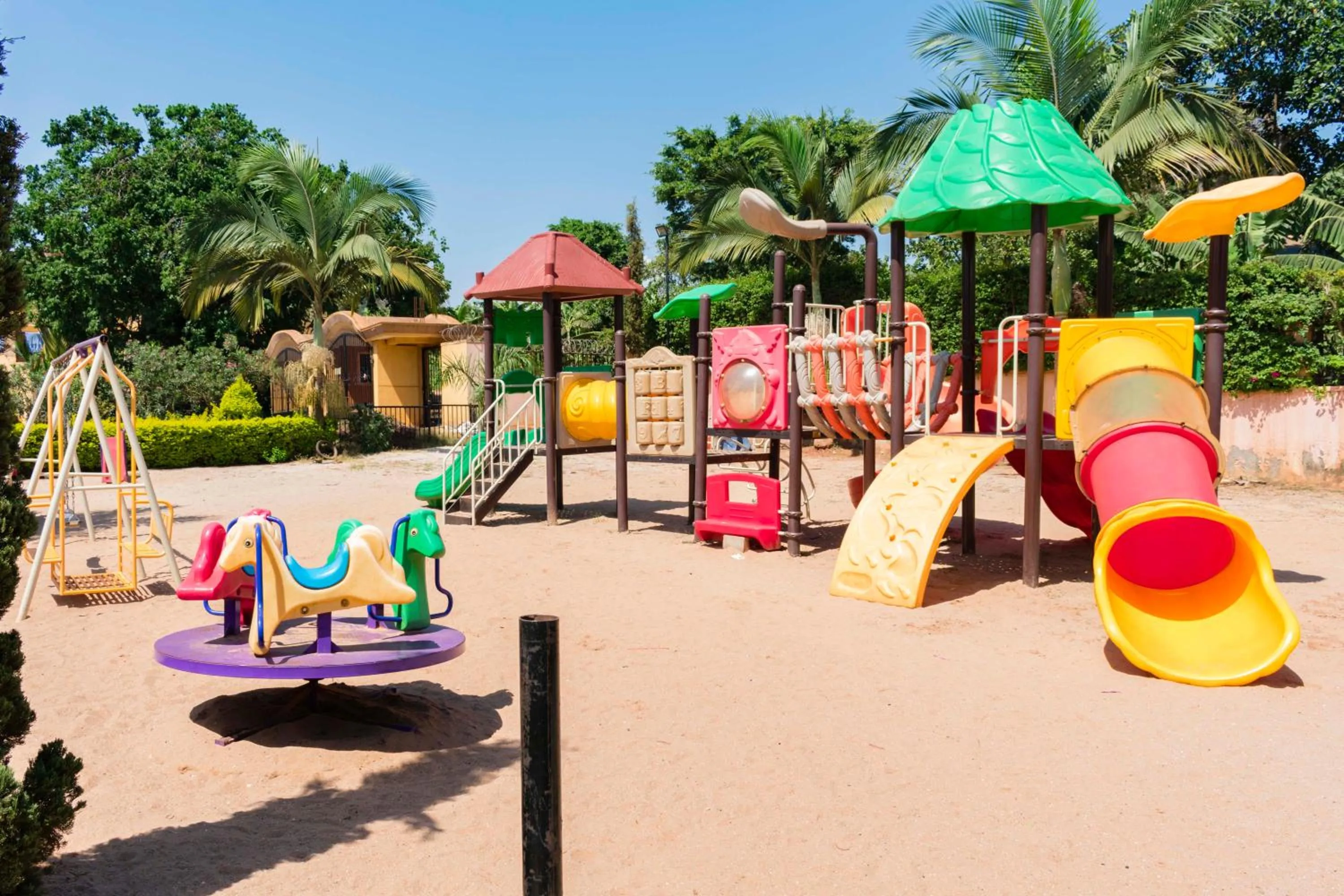 Children play ground in Nican Resort Hotel Seguku Entebbe
