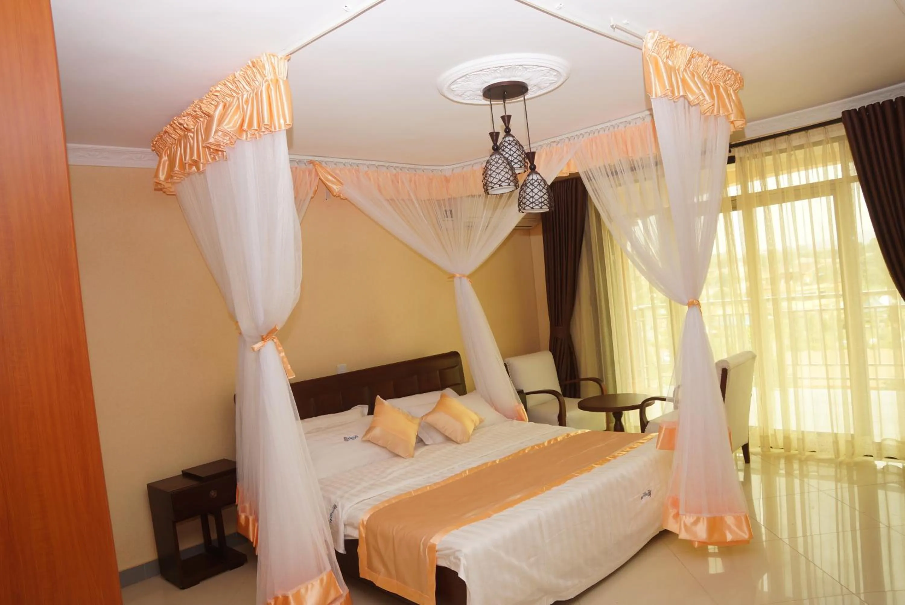 Bedroom in Nican Resort Hotel Seguku Entebbe