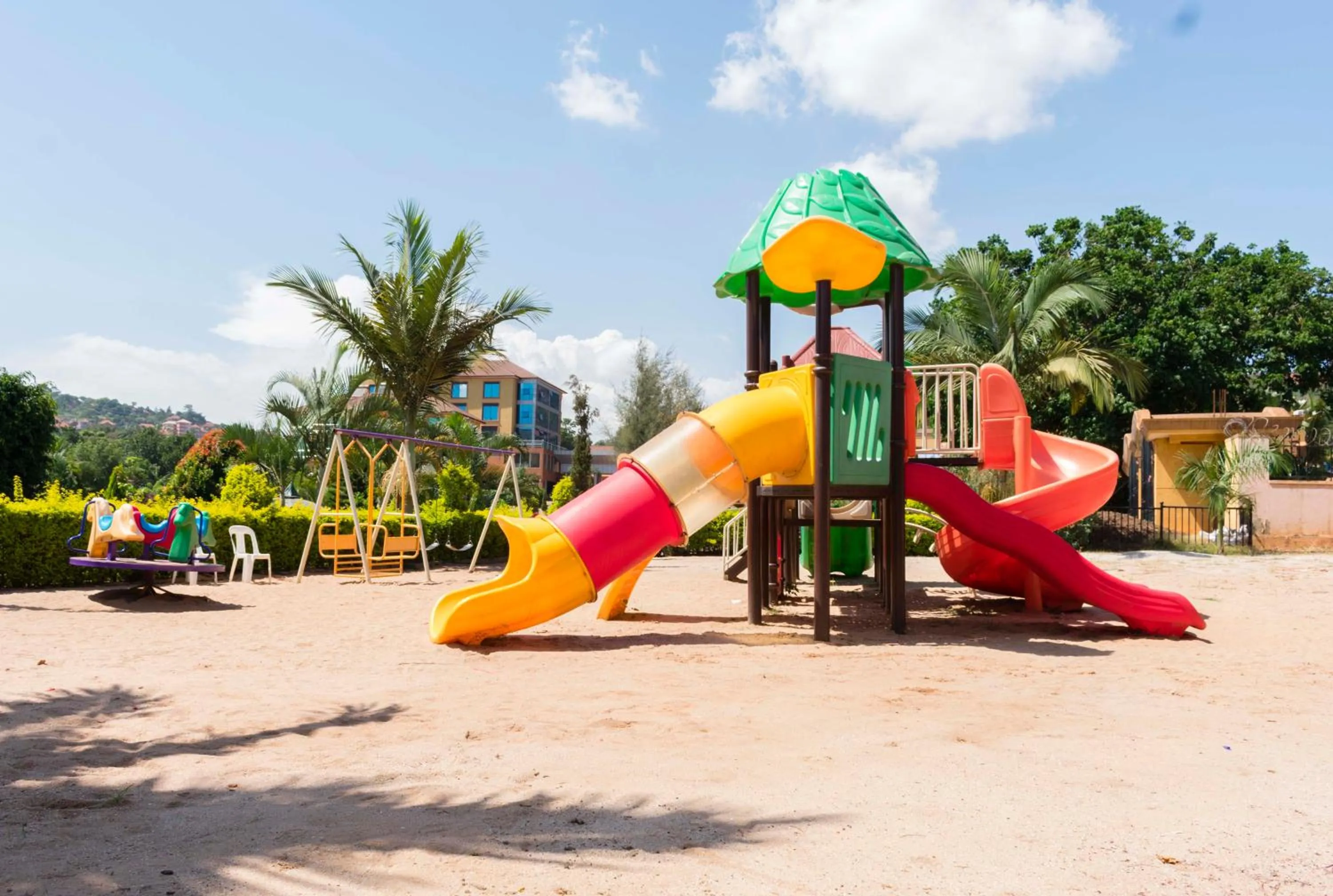 Children play ground in Nican Resort Hotel Seguku Entebbe
