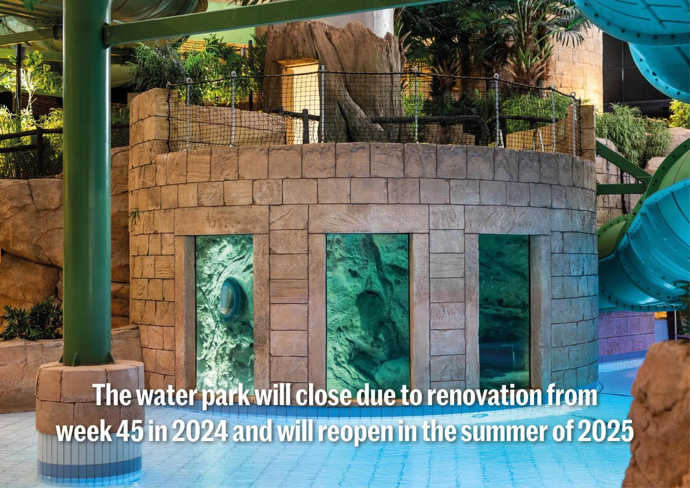 Aqua park in Quality Hotel The Reef