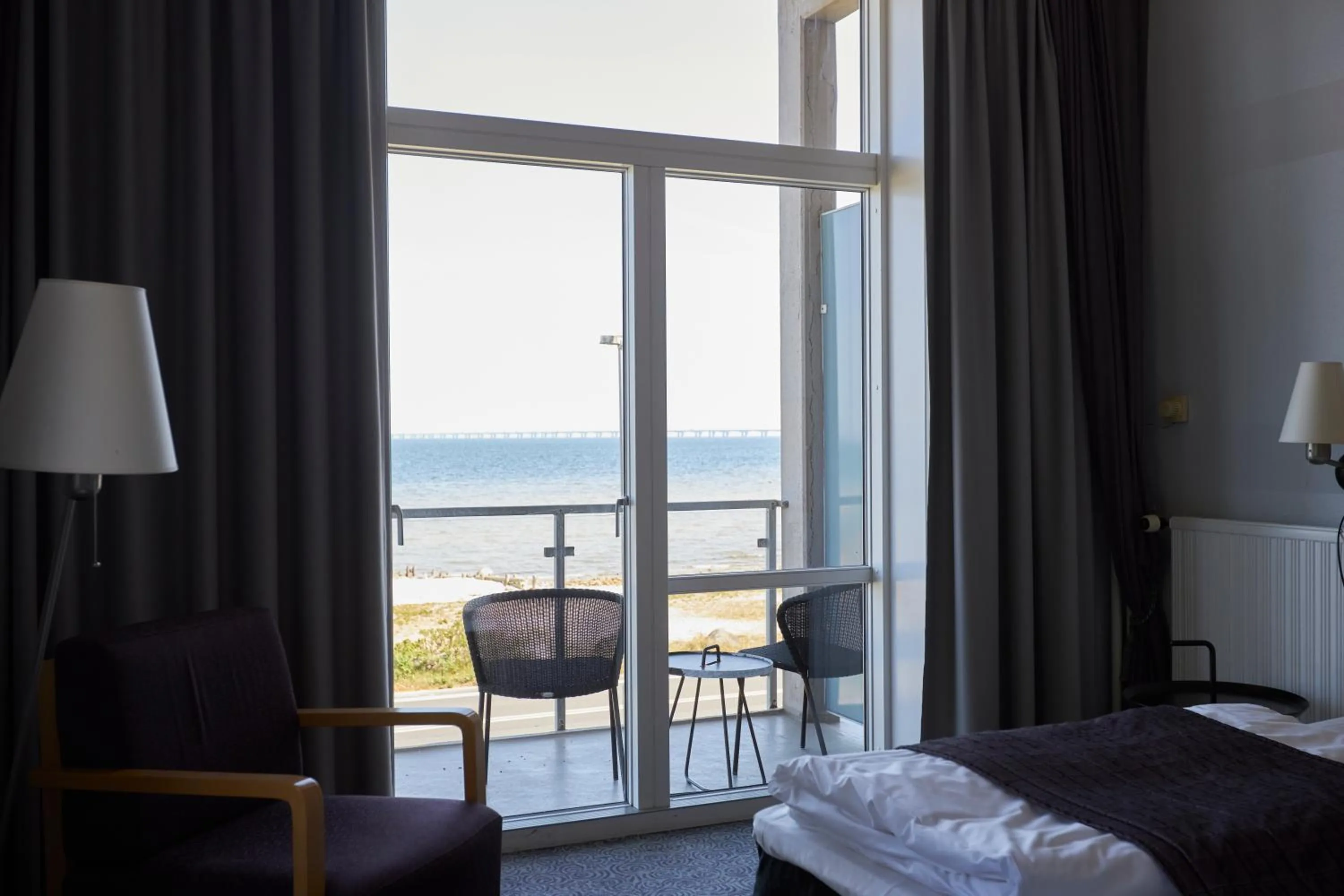 Sea view, Bed in Nyborg Strand Hotel & Konference