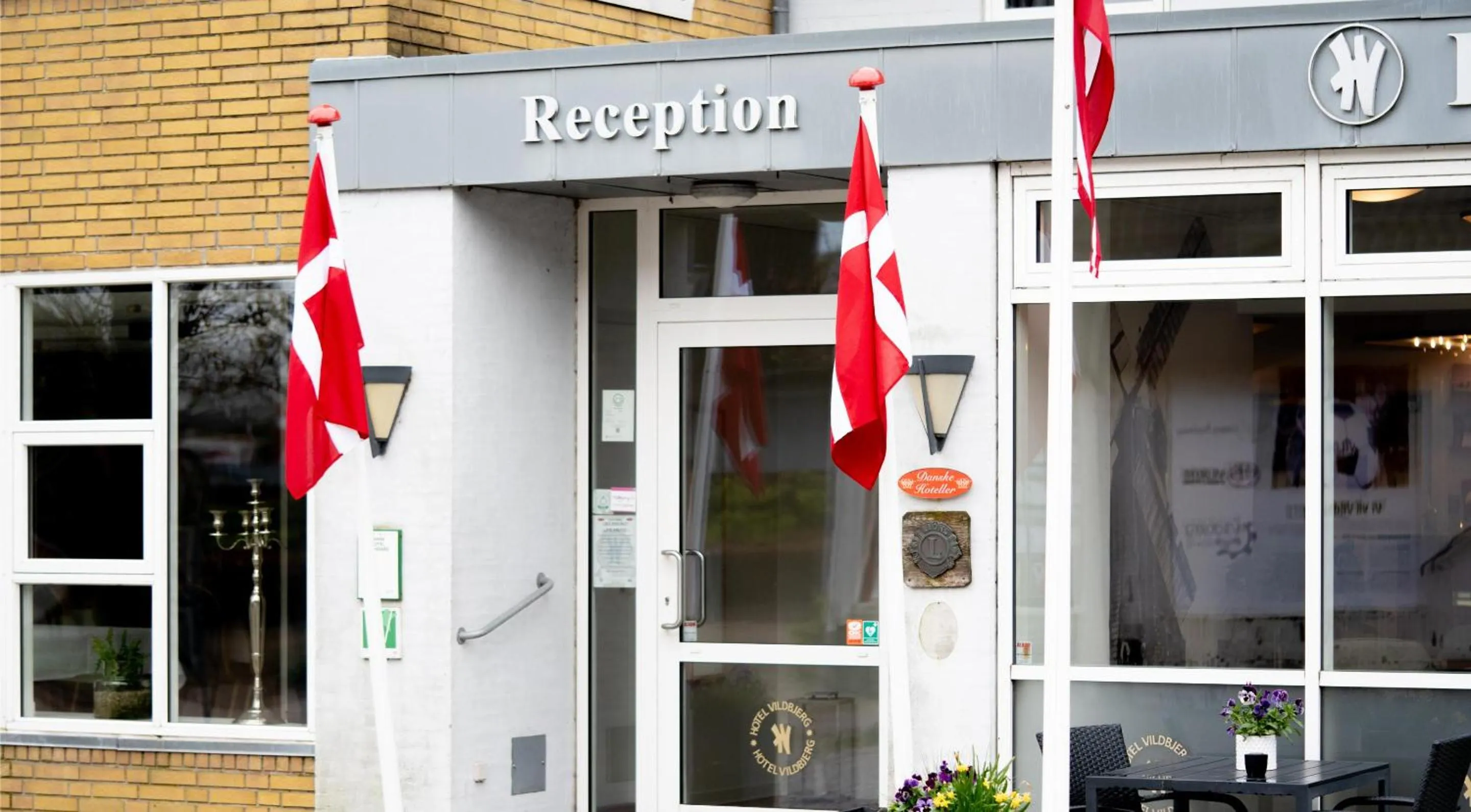 Facade/entrance in Hotel Vildbjerg