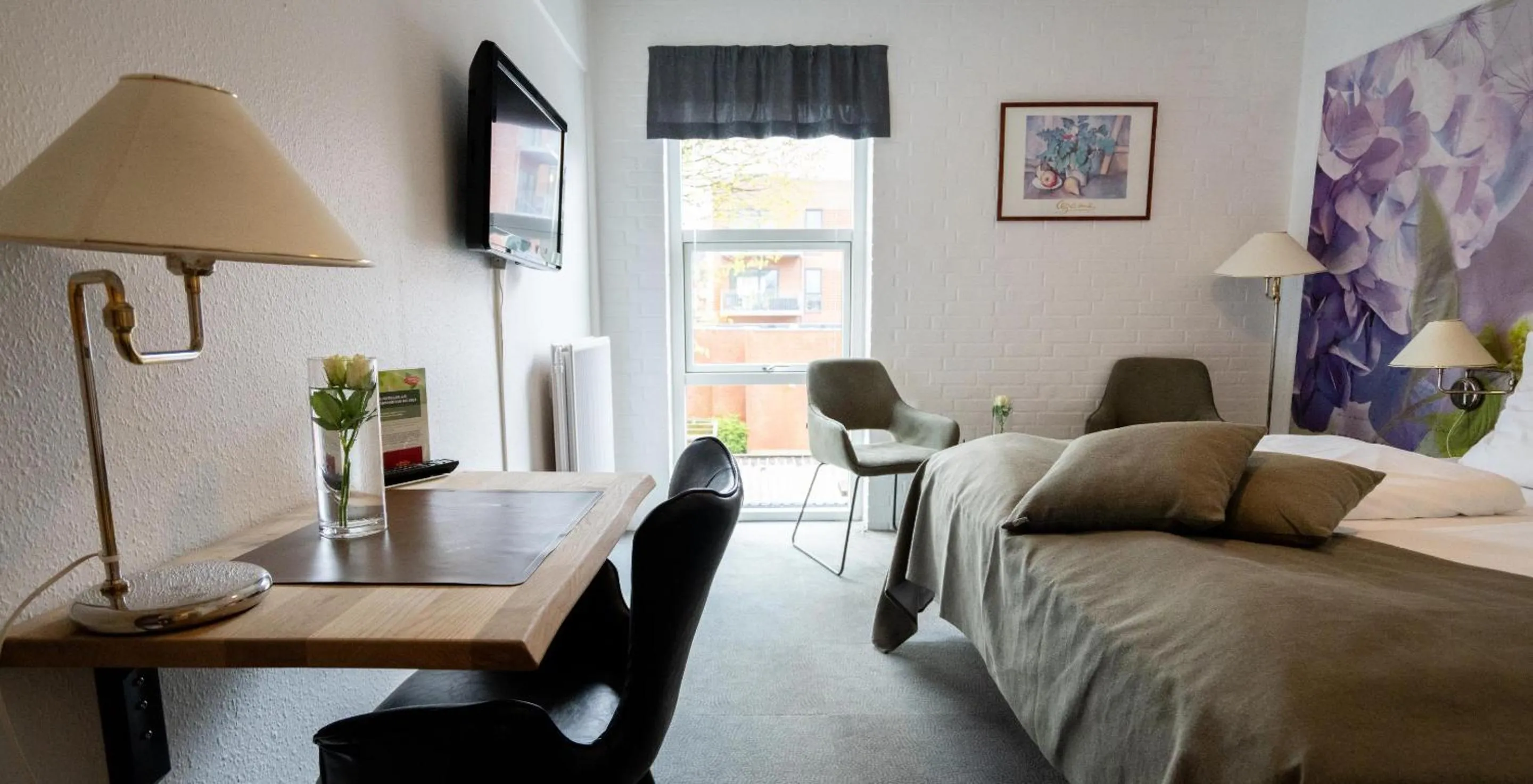 Bed in Hotel Vildbjerg