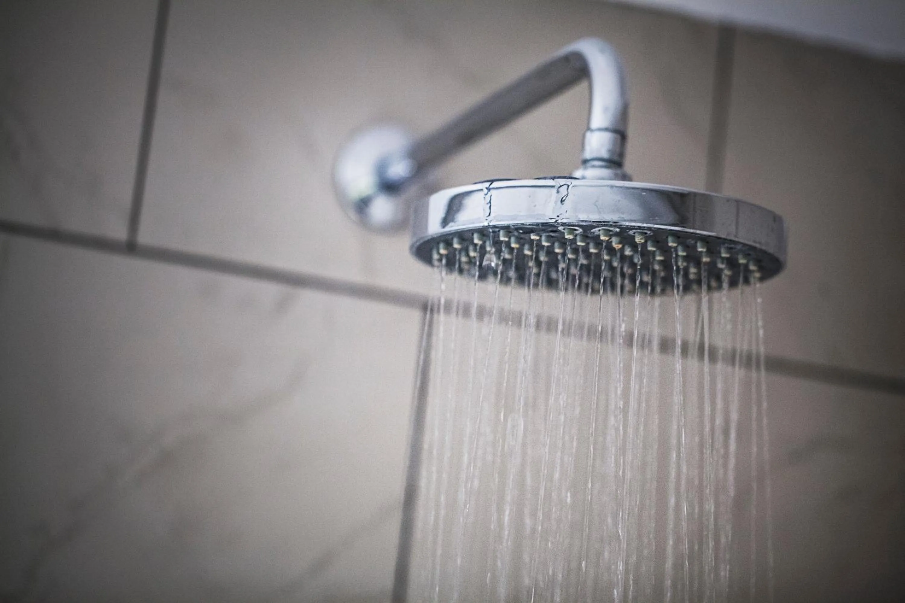 Shower in Norsminde Kro