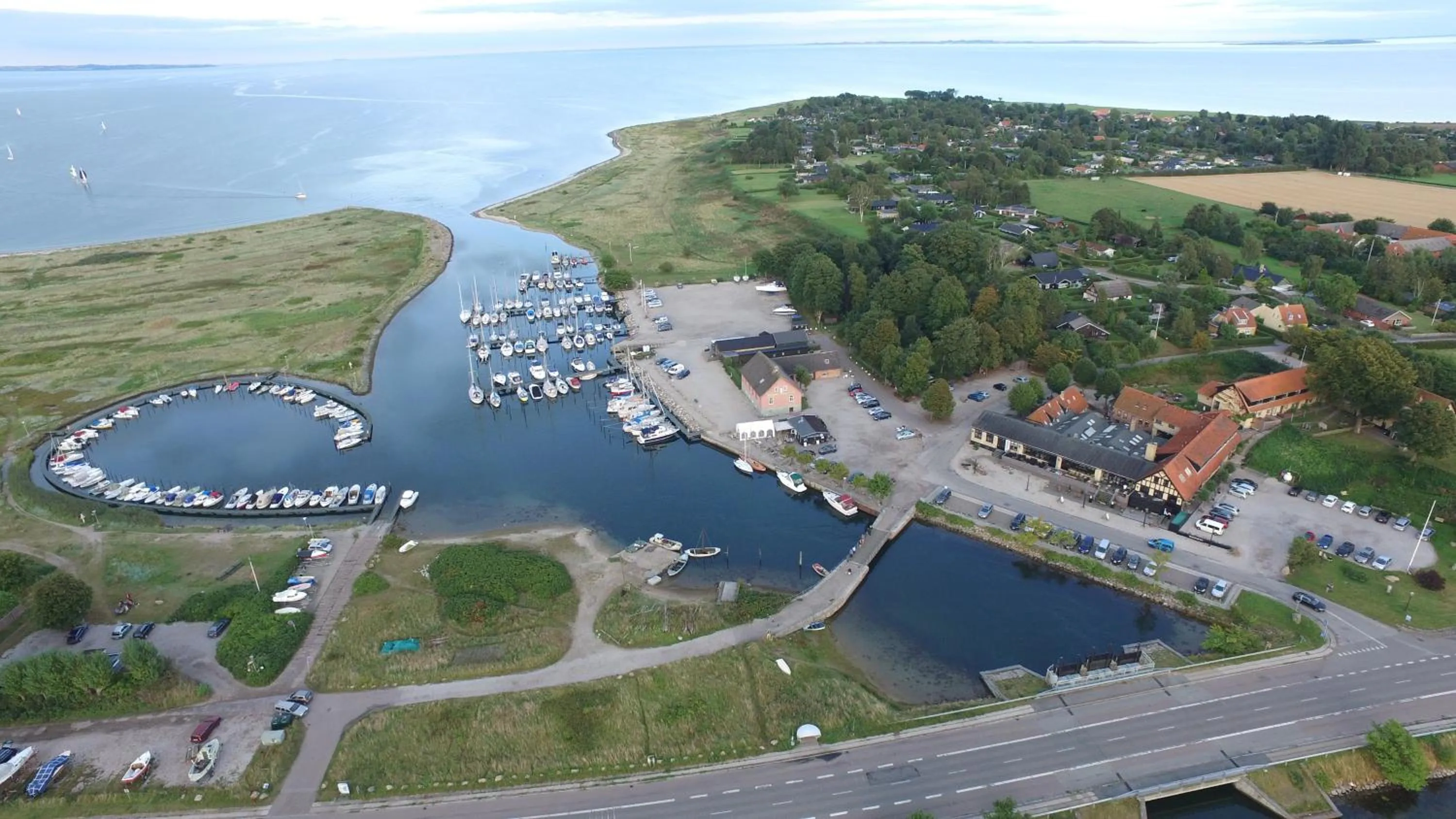 Bird's eye view in Norsminde Kro