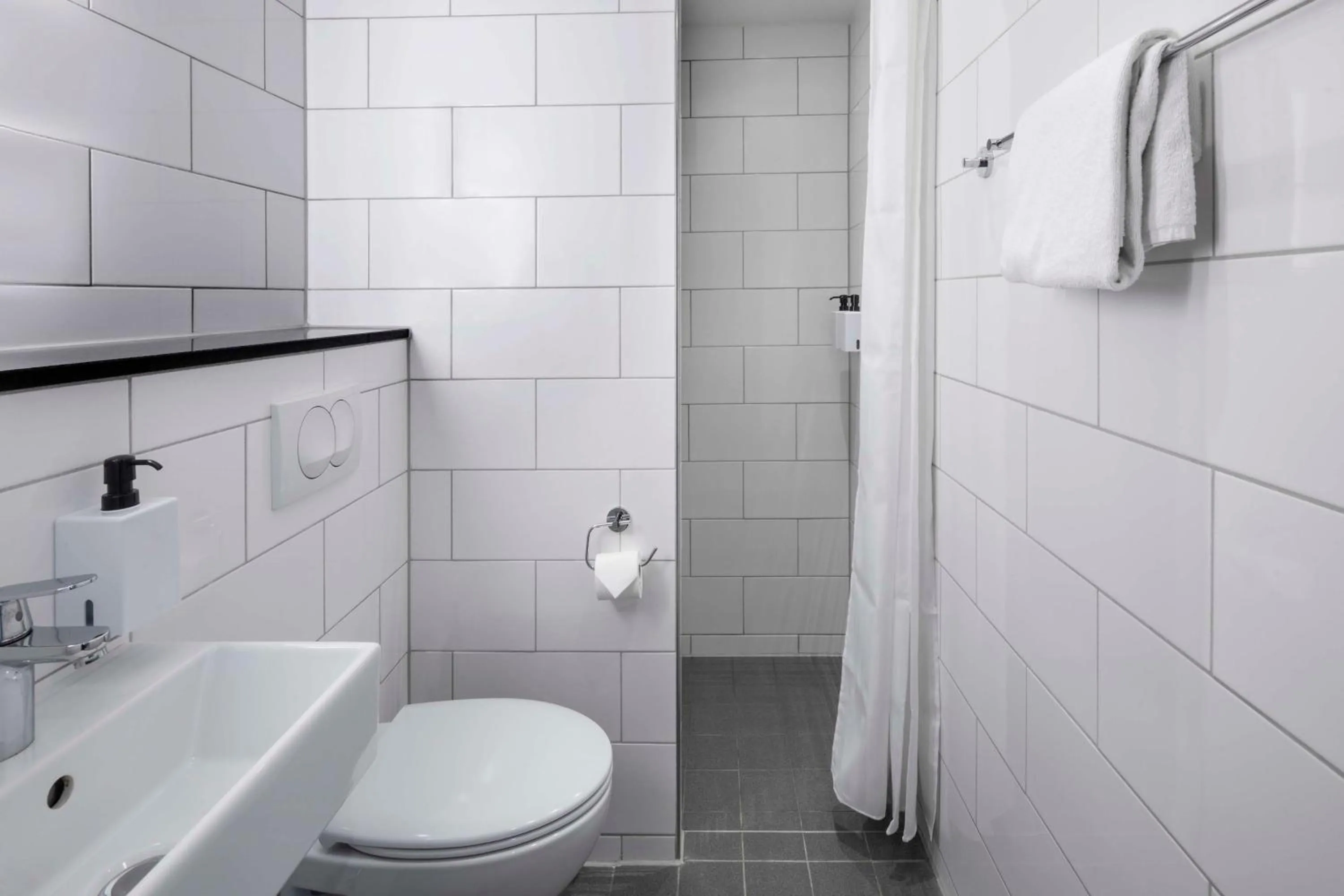 Bathroom in Scandic Olympic