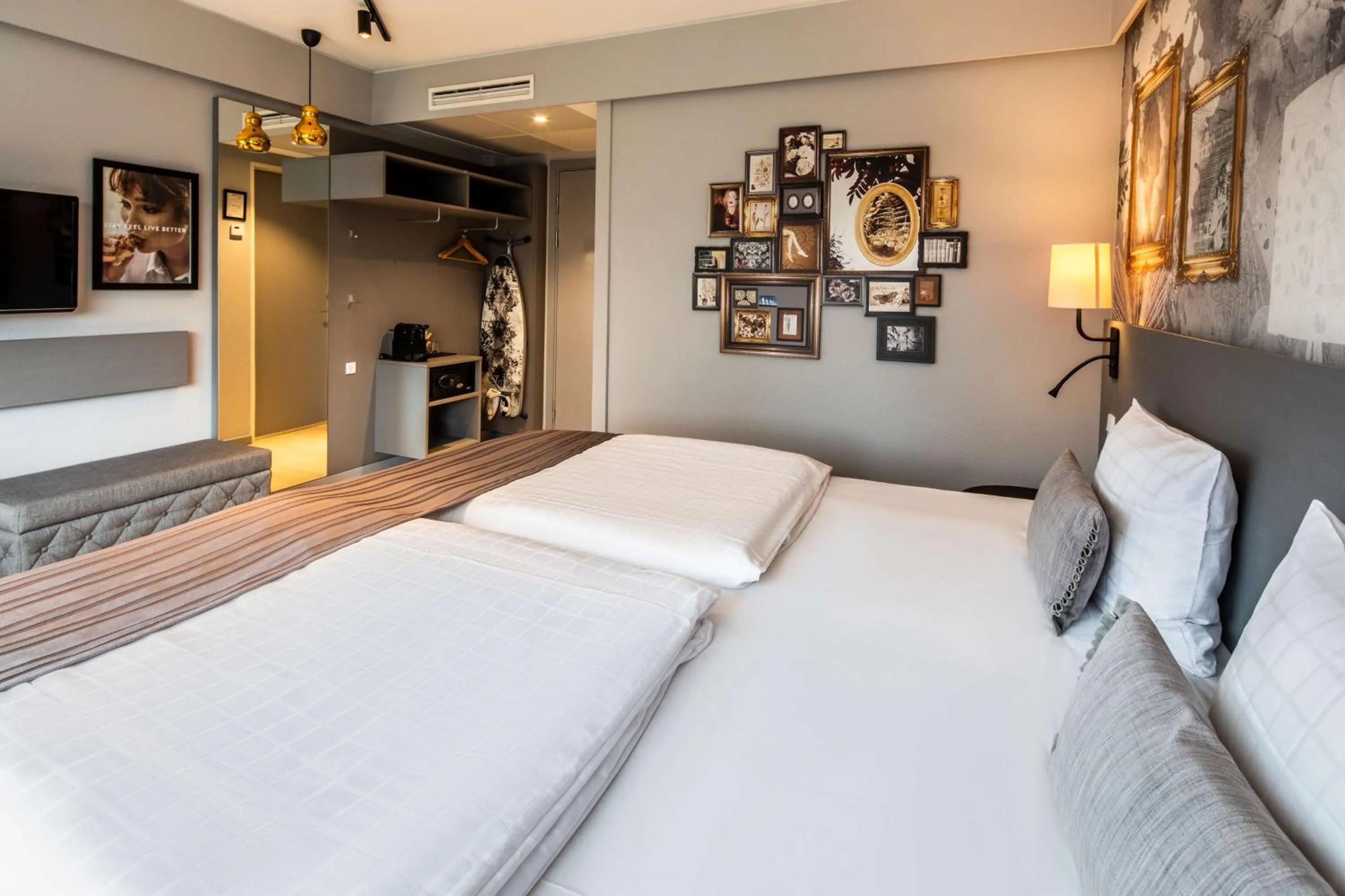 Bedroom, Bed in Scandic Olympic