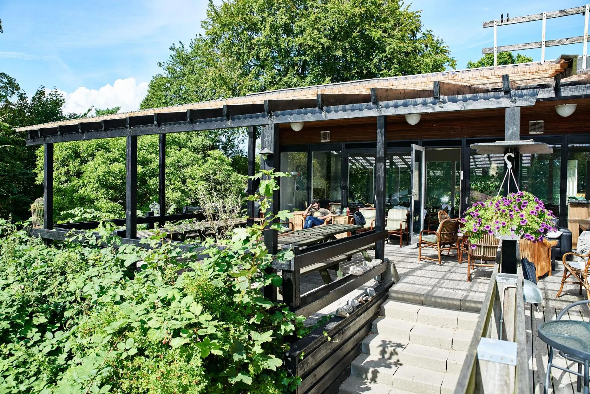 Garden in Fredensborg Vandrerhjem, i Kongens baghave