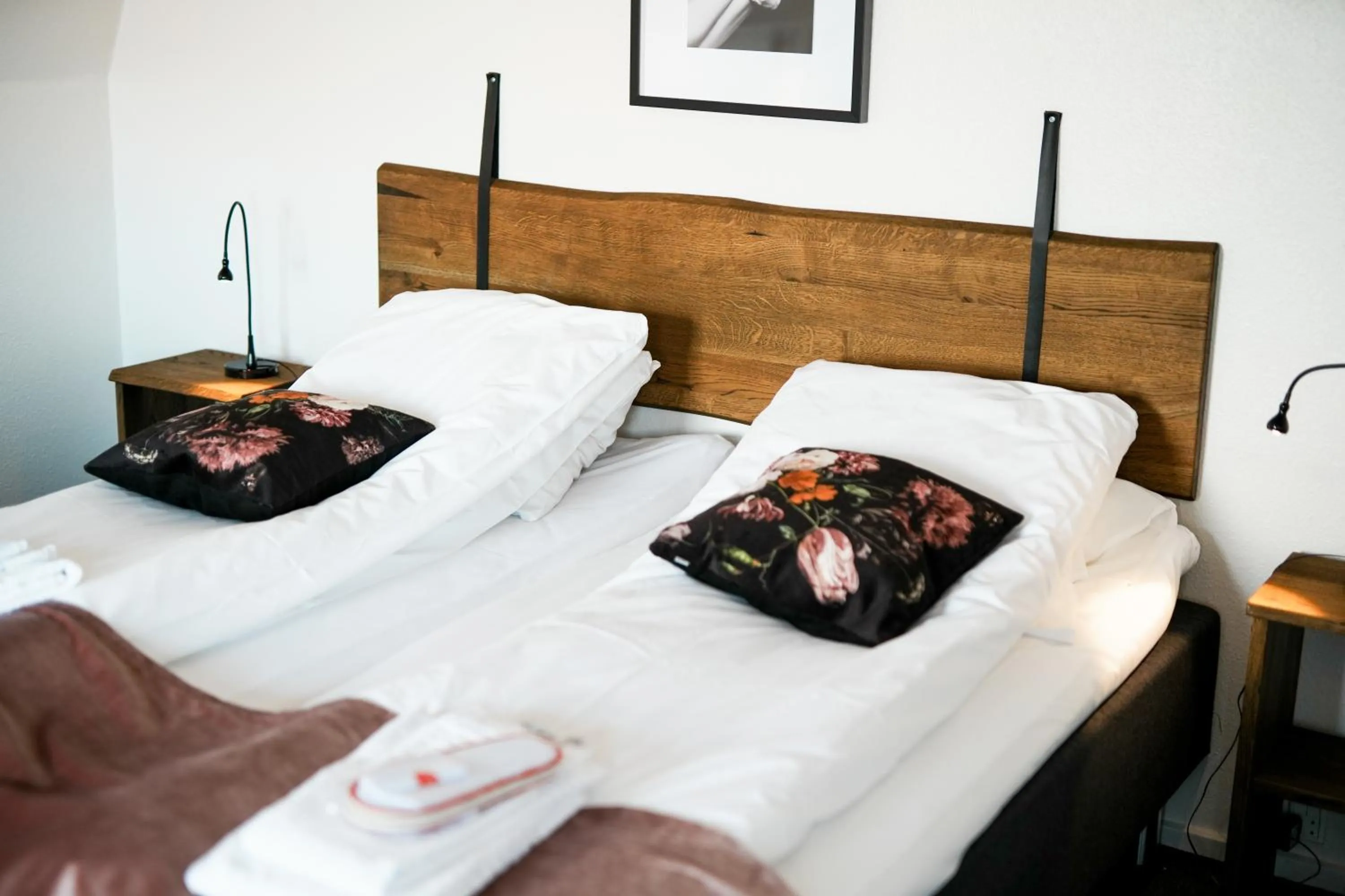 Bed in Hotel Phønix Brønderslev