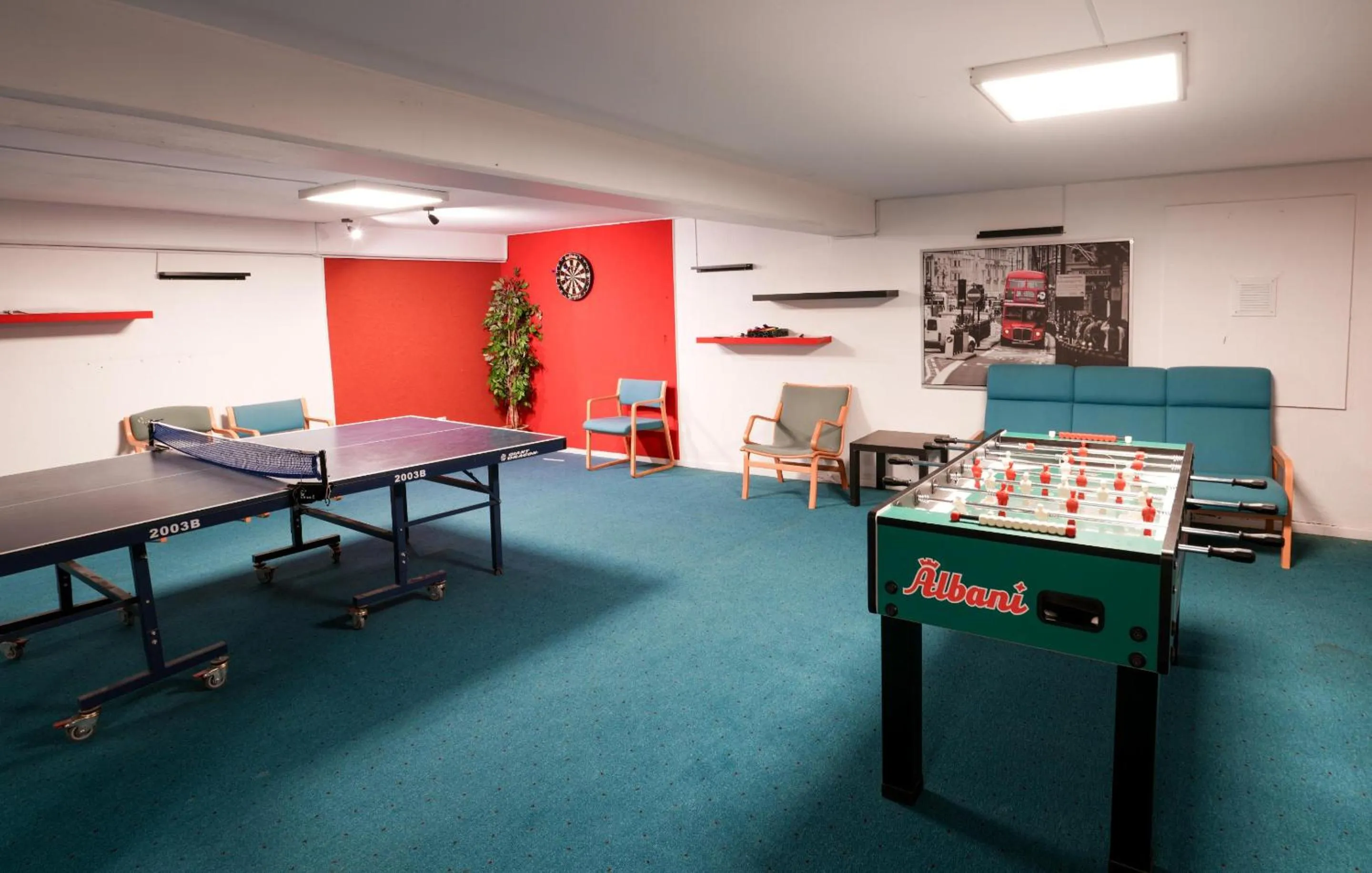 Game Room in Hotel Vissenbjerg Storkro