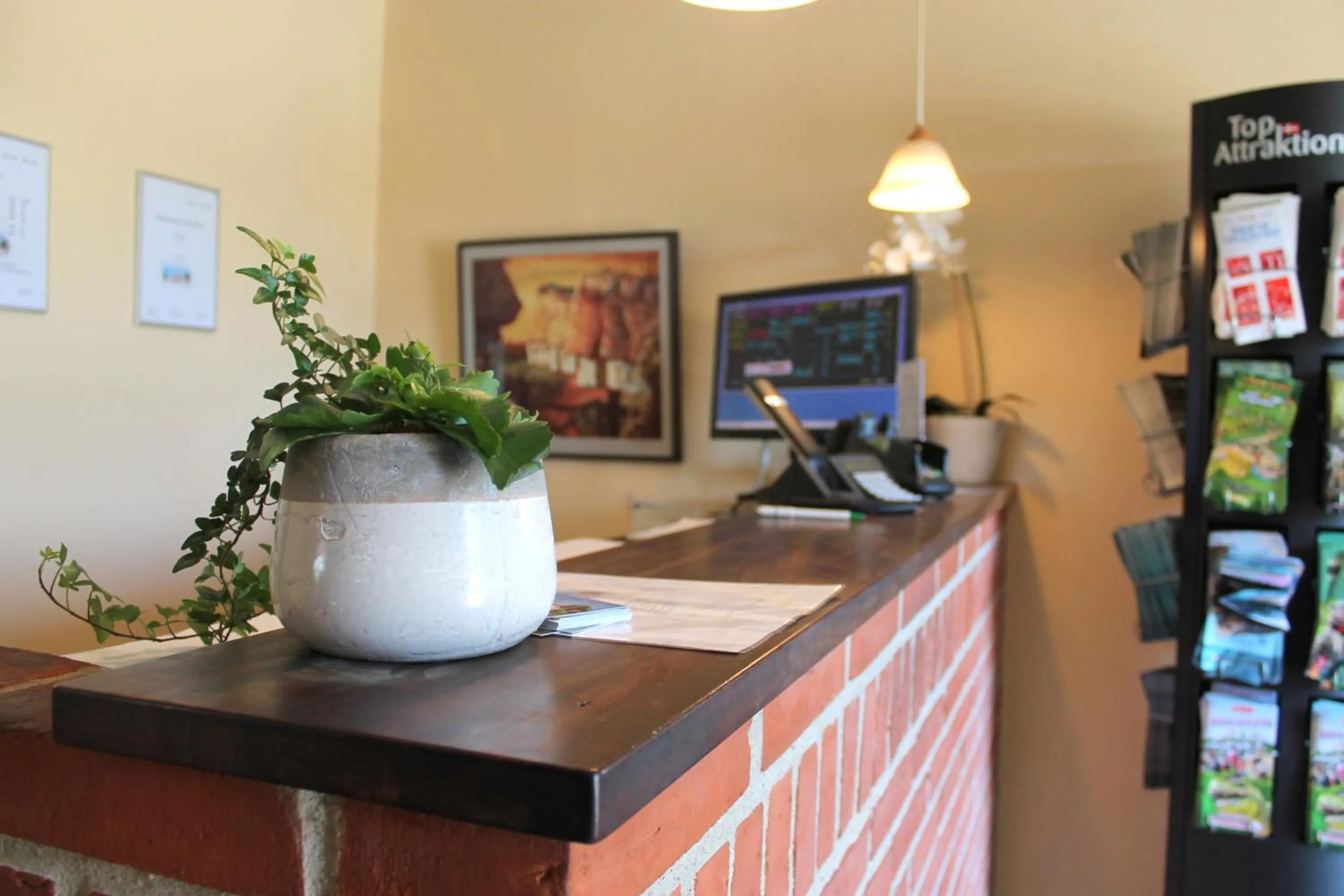 Lobby or reception in Hotel Medio Fredericia