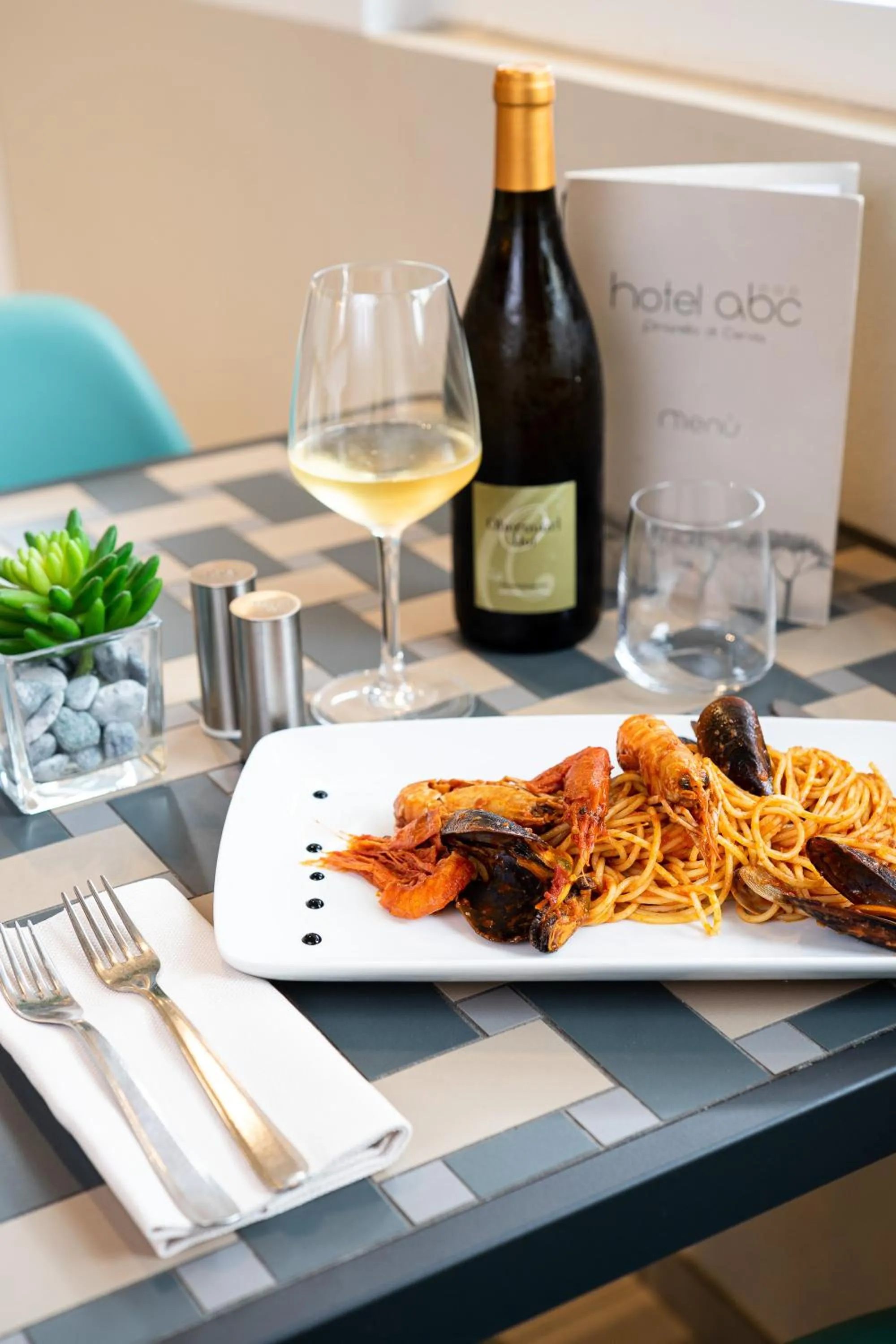 Food close-up in Hotel Abc