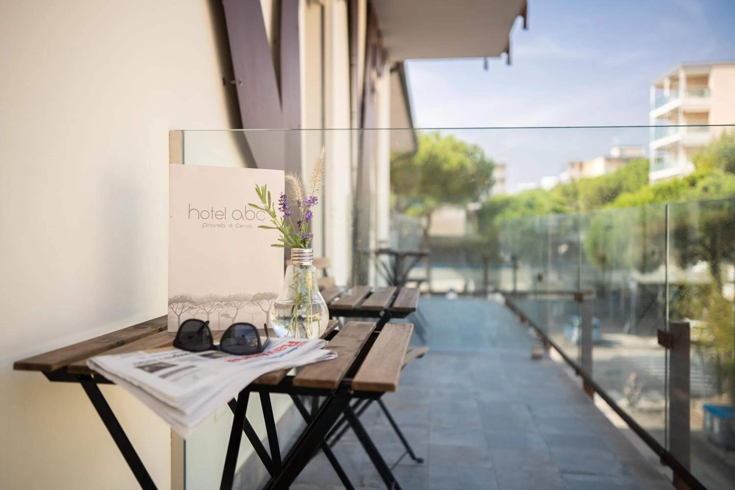 Balcony/Terrace in Hotel Abc