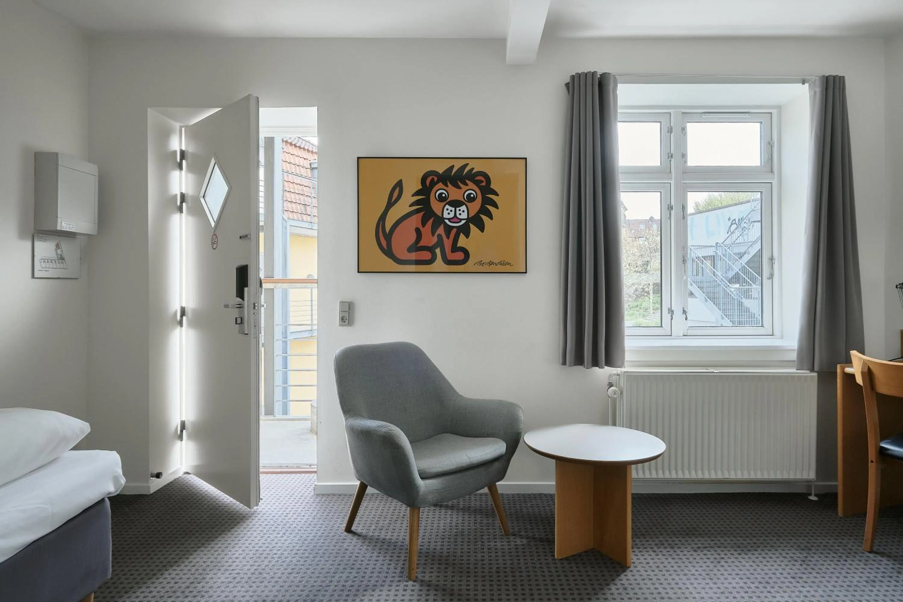 Bedroom, Bed in Hotel Garni