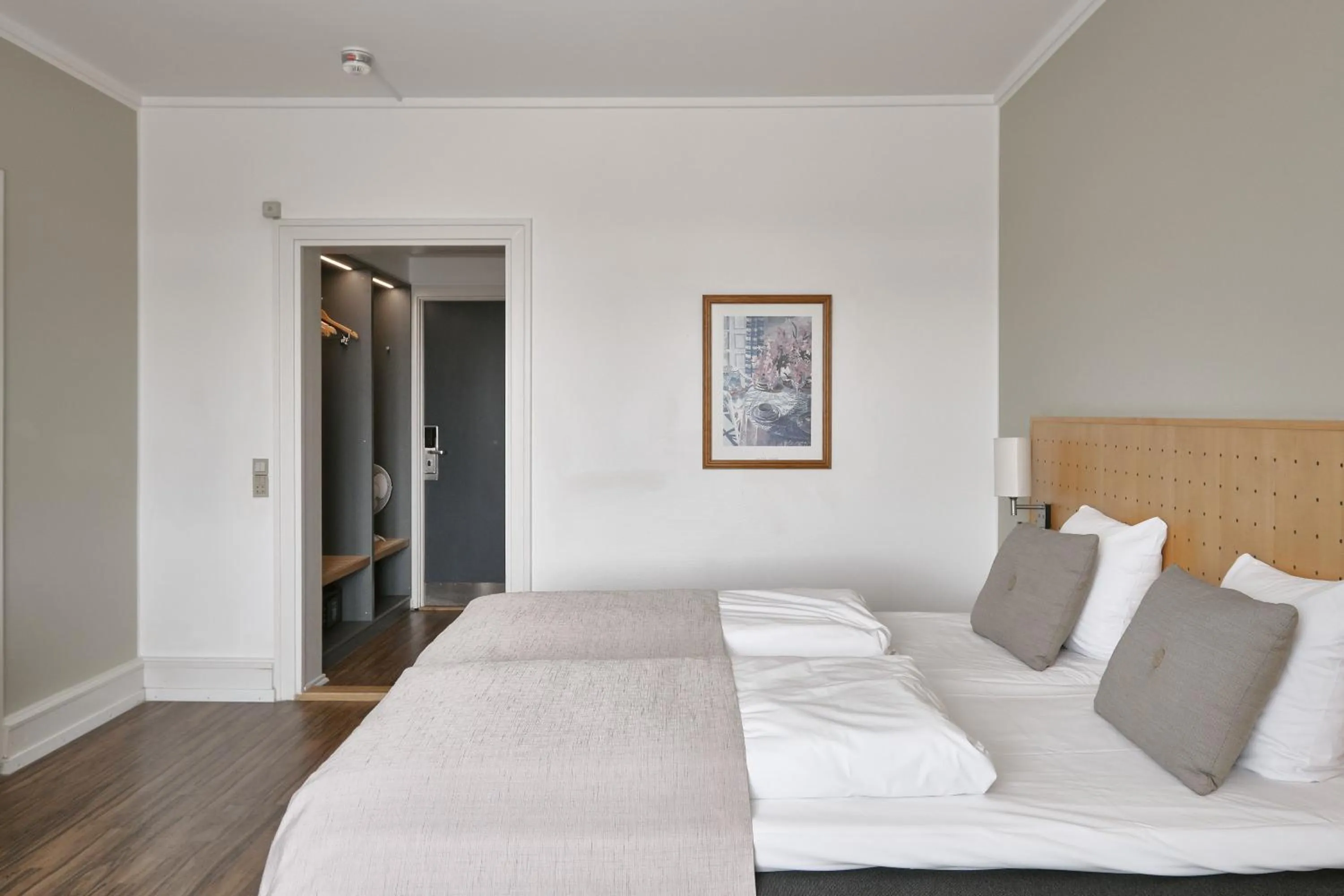 Bed in Hotel Svendborg