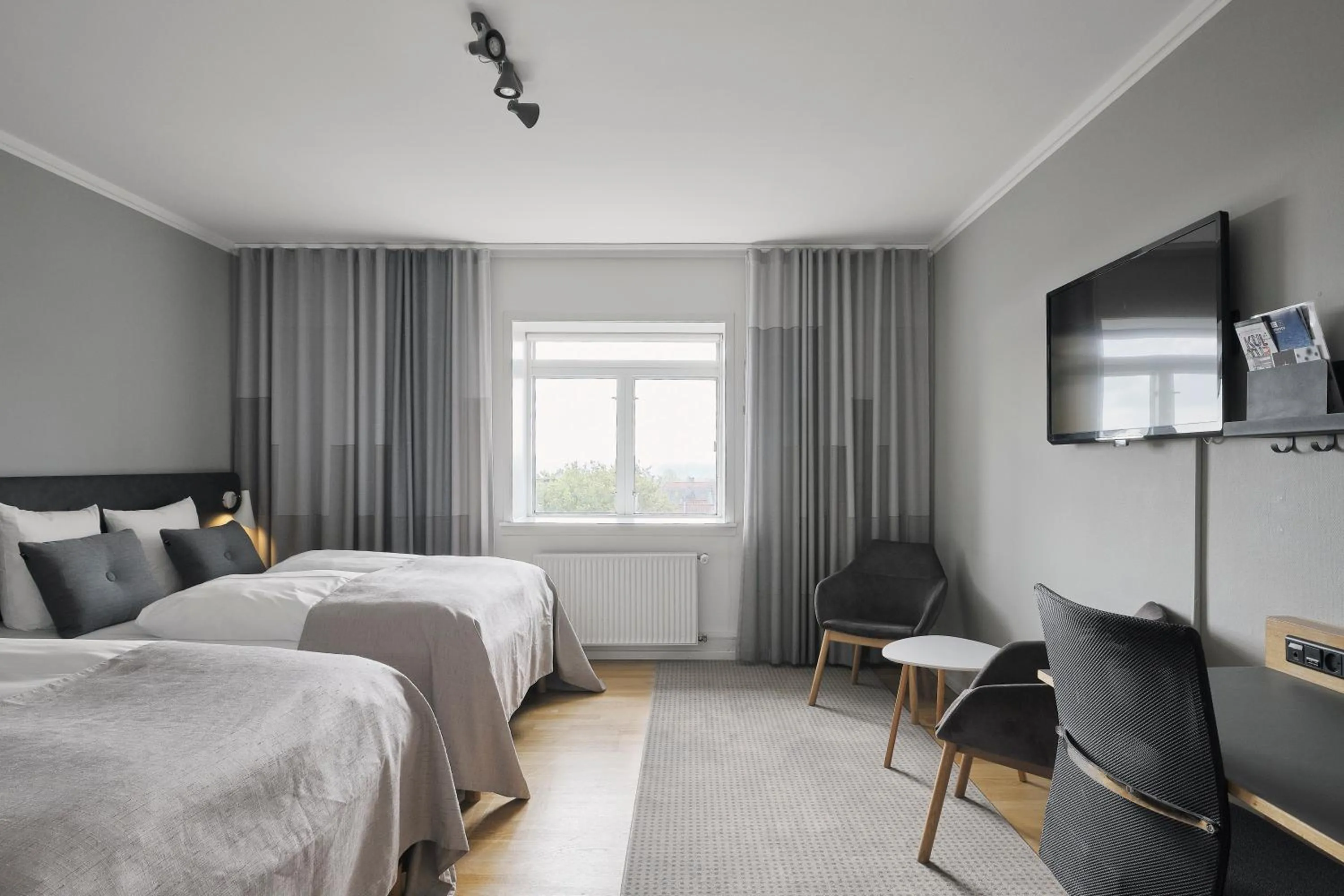 Bed in Hotel Svendborg