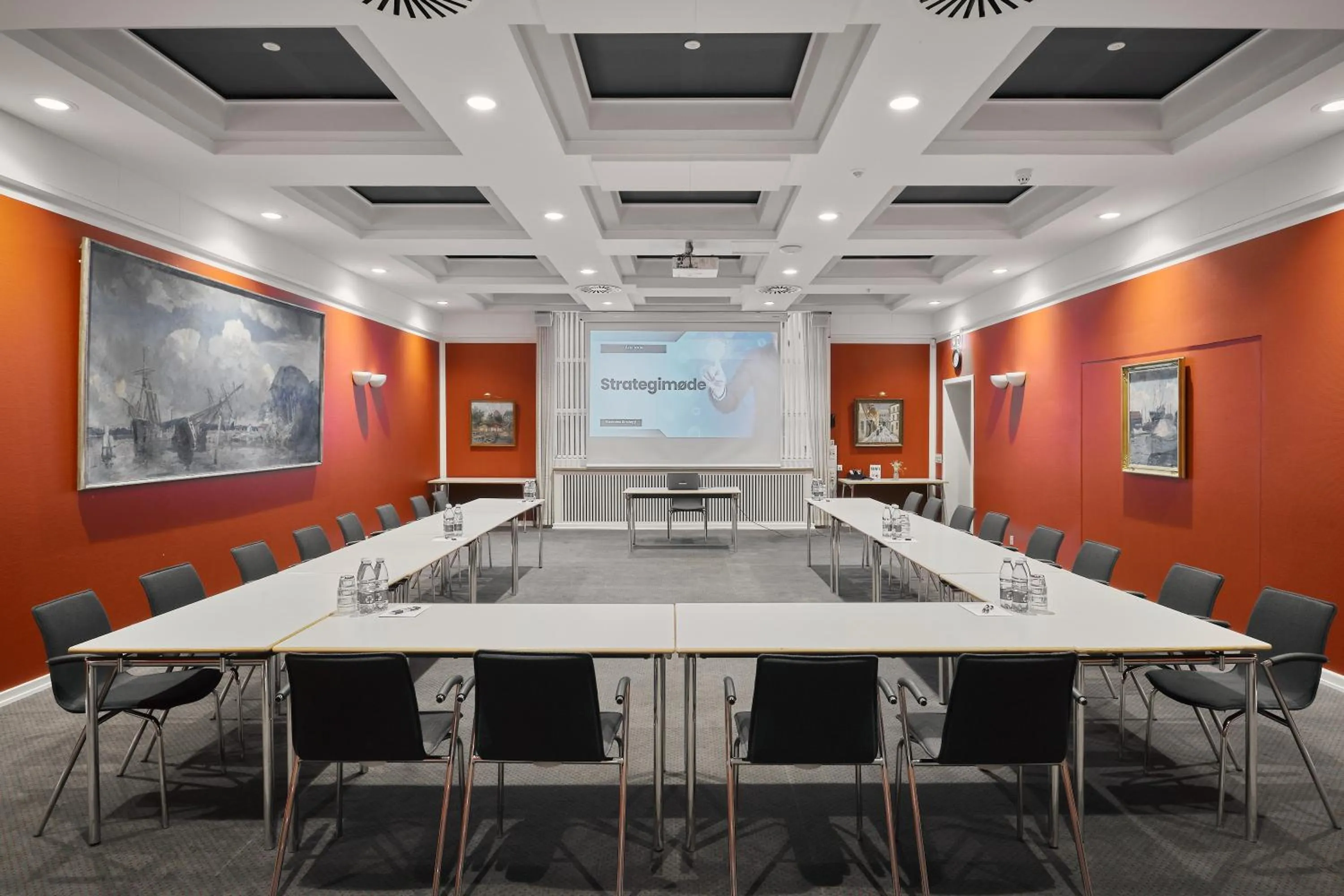 Meeting/conference room in Hotel Svendborg