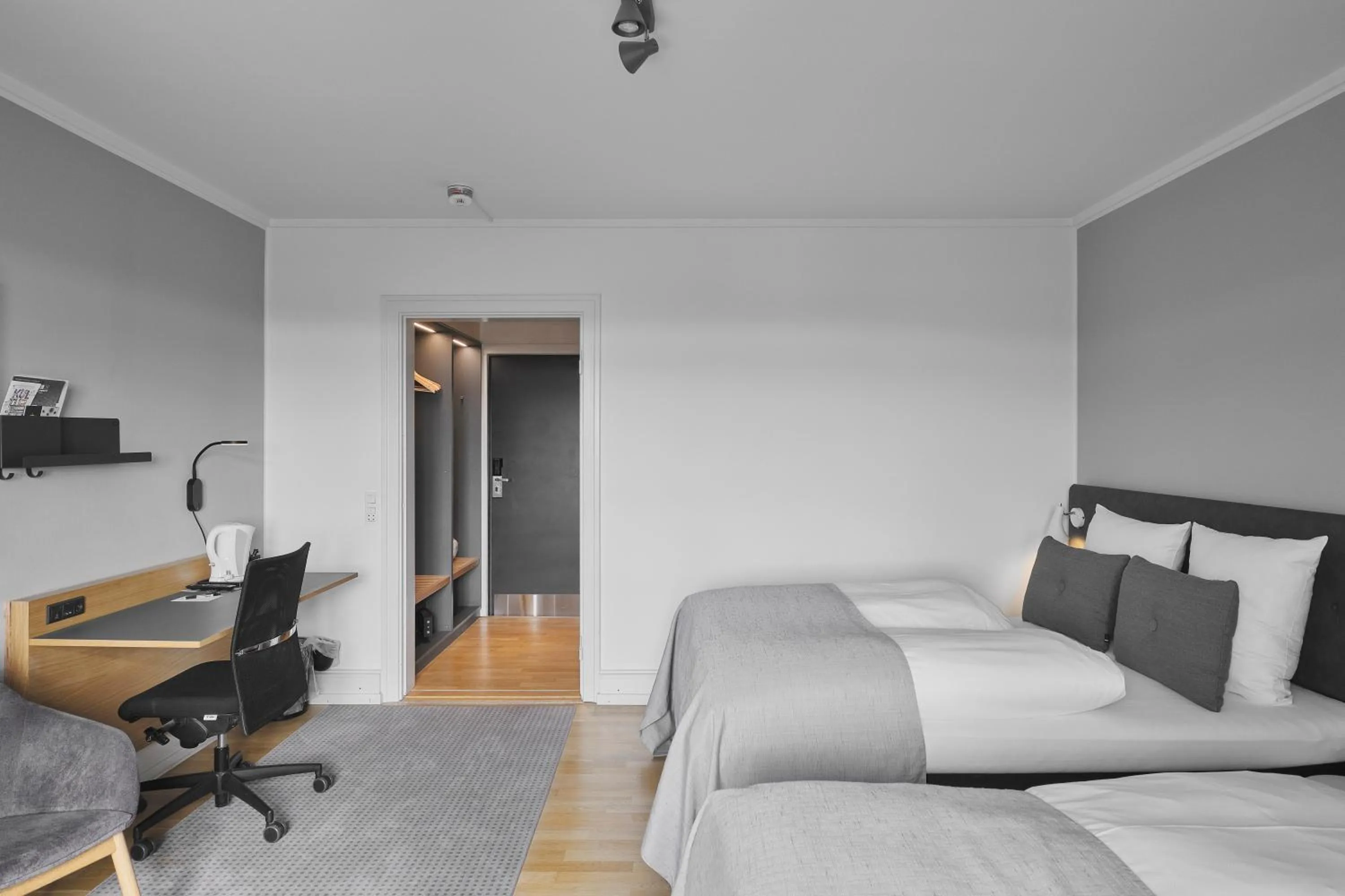 Bed in Hotel Svendborg