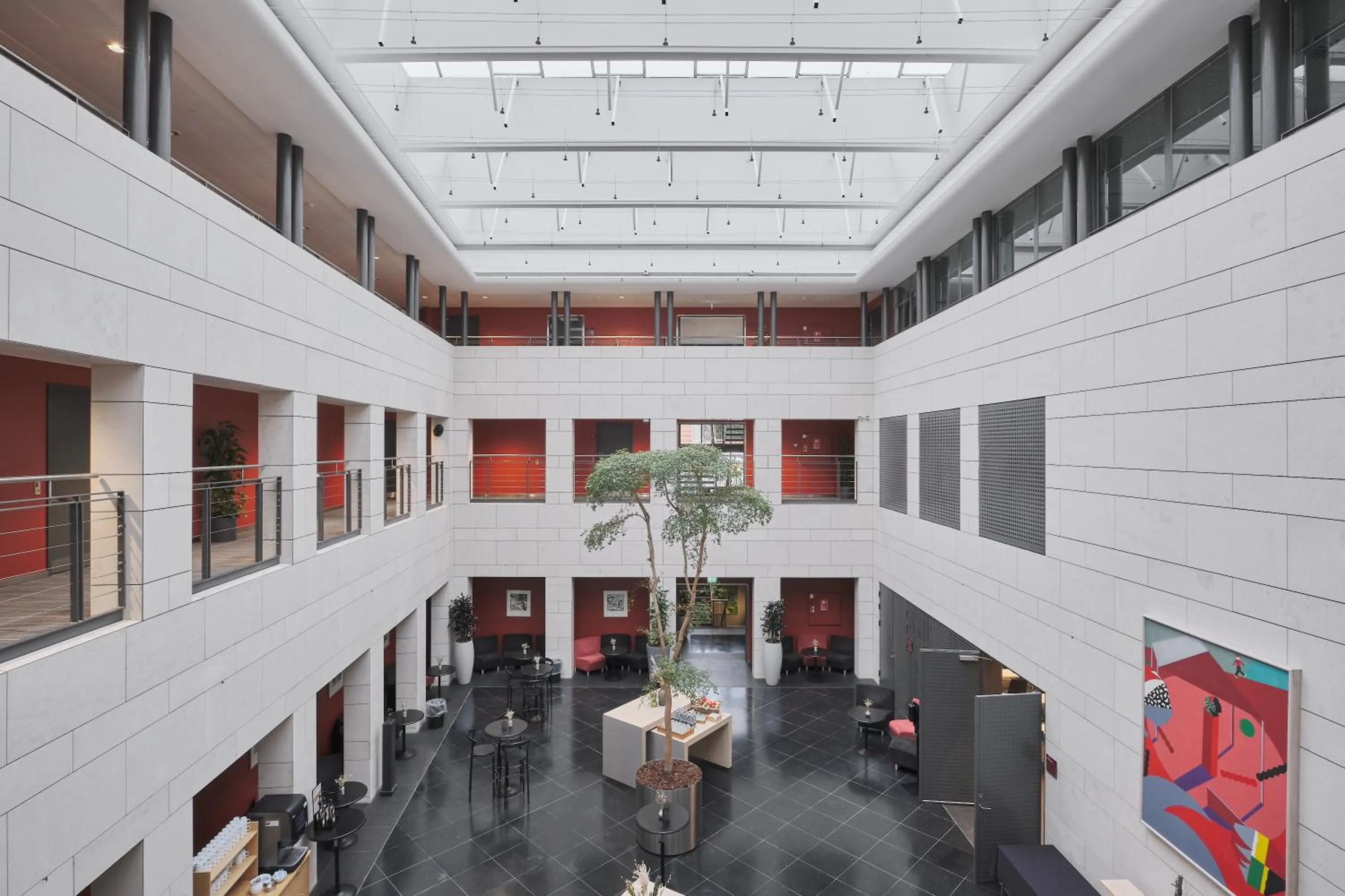 Lobby or reception in Hotel Svendborg