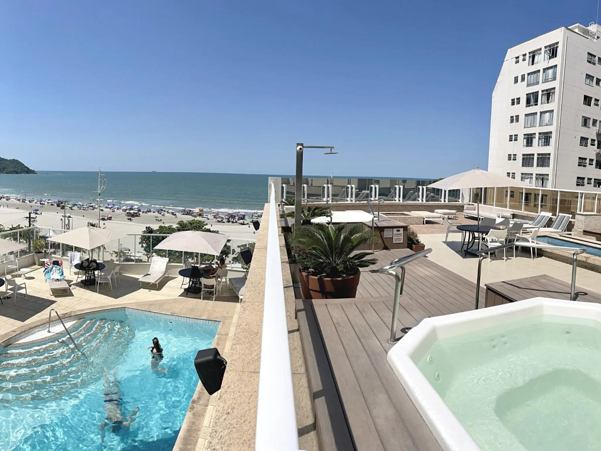 Pool view in Mercure Camboriu